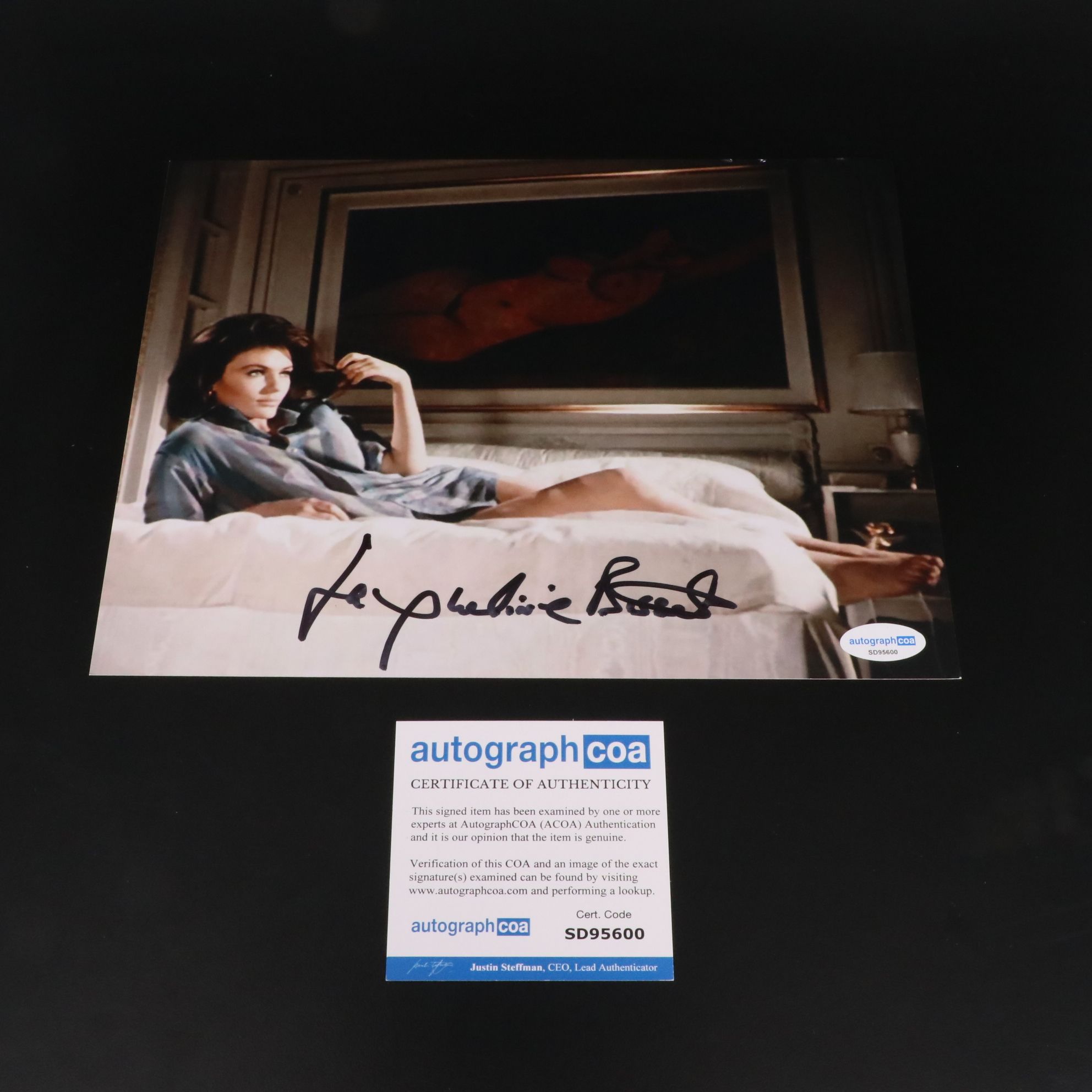 Jacqueline Bisset Signed Movie Print