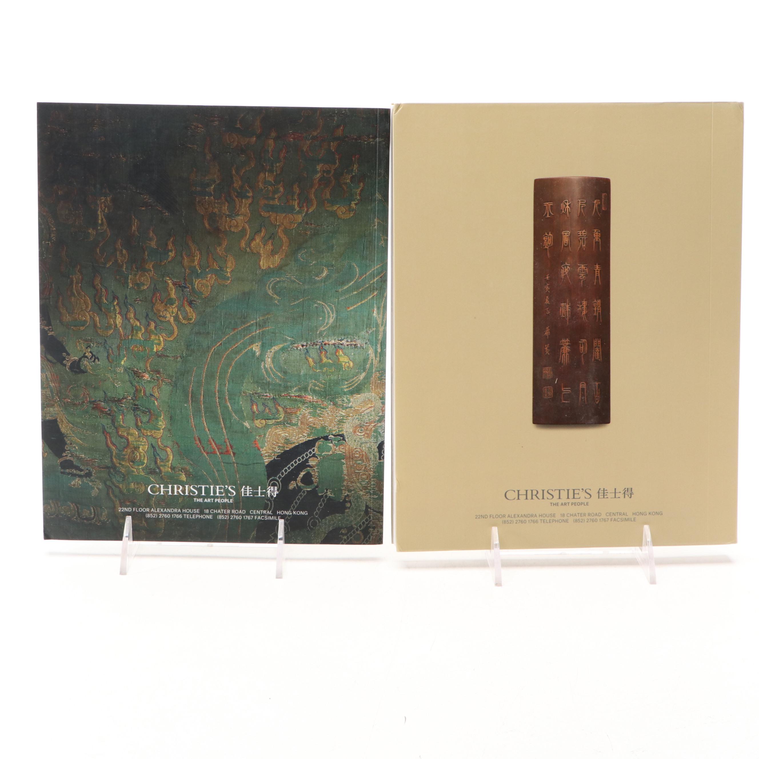 Christie's Hong Kong Chinese Art, Ceramics and Furniture Sale Catalogs, 2014–15