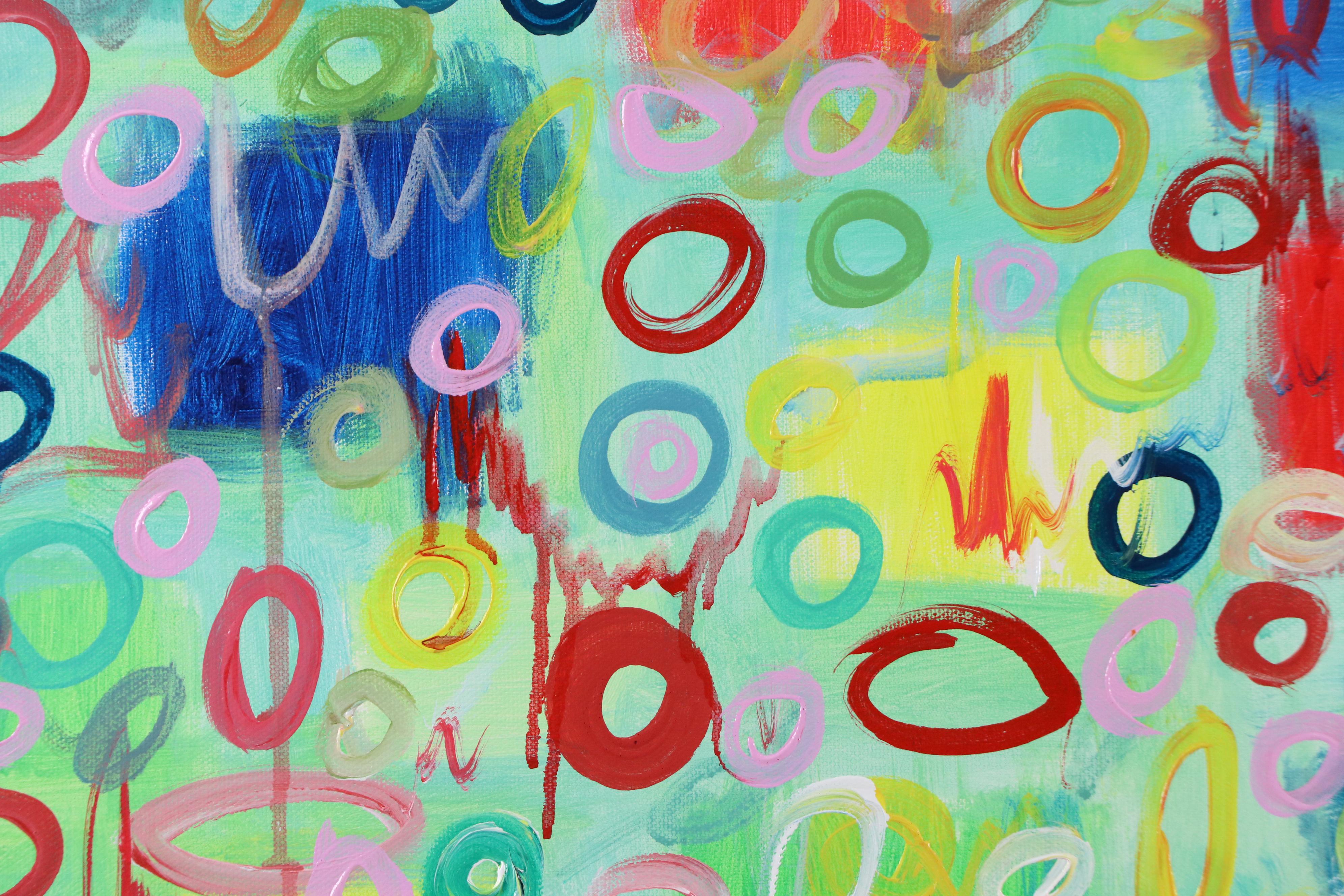 Saul Gefen Abstract Acrylic Painting, 2025