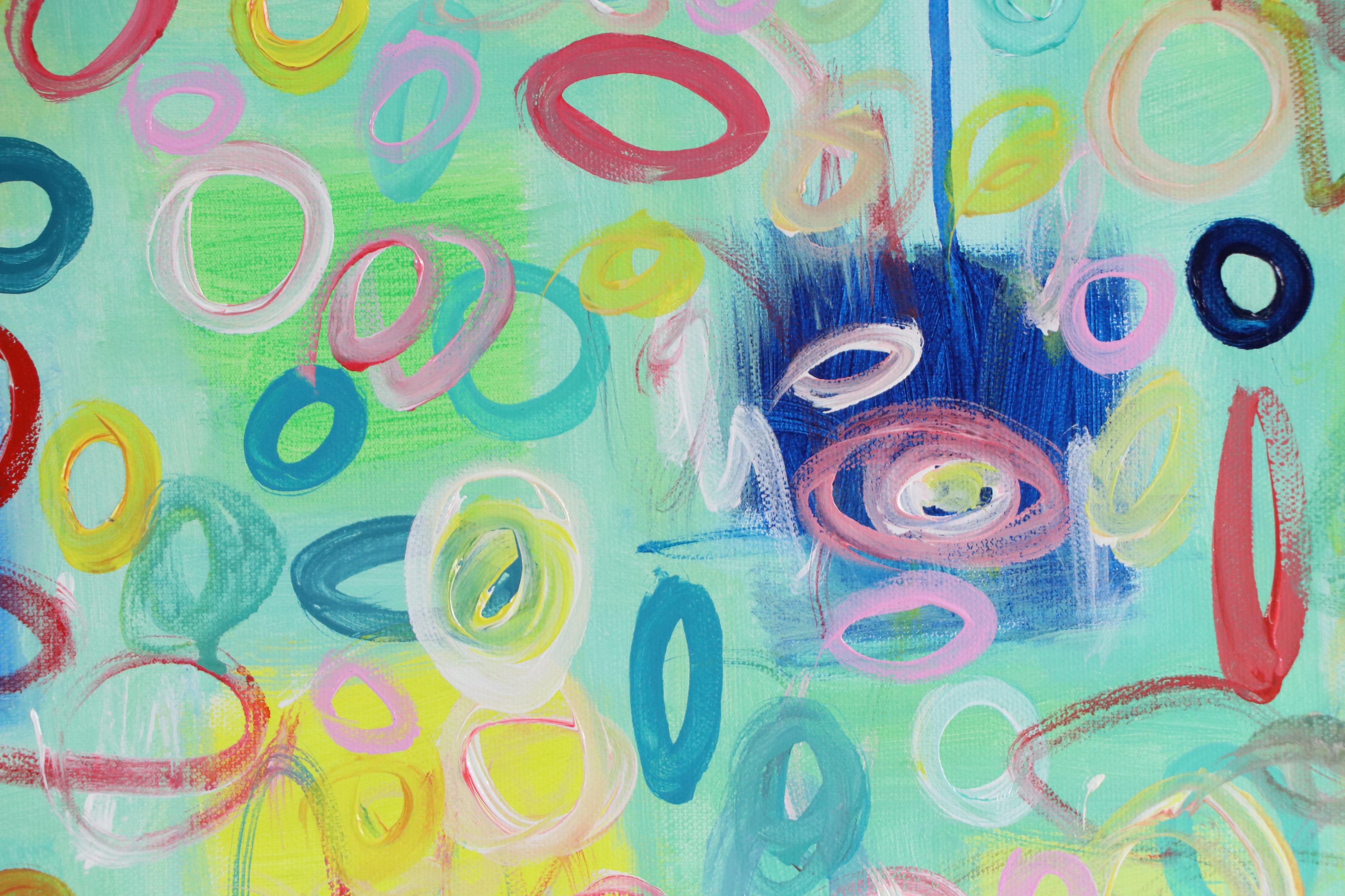 Saul Gefen Abstract Acrylic Painting, 2025