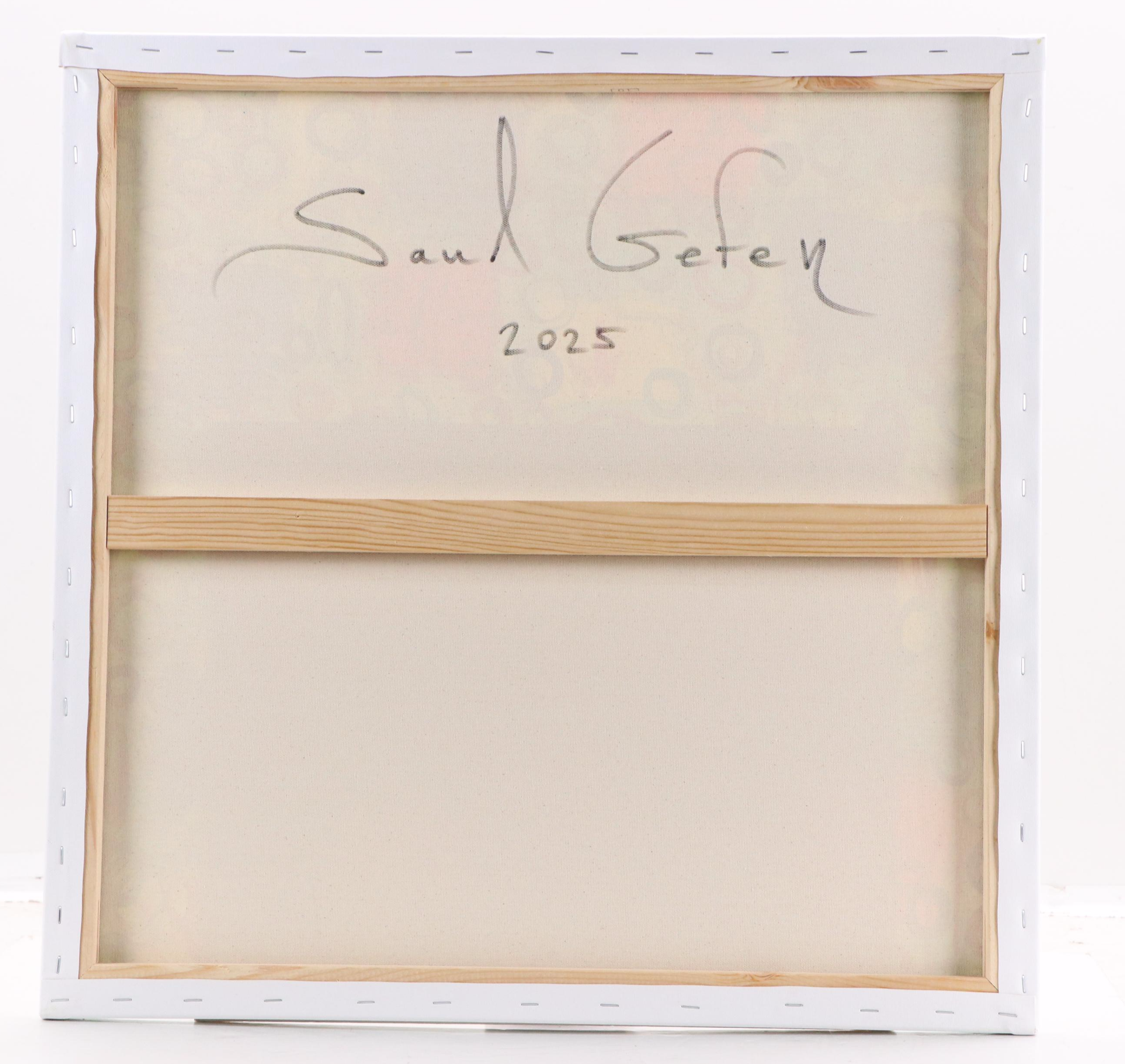 Saul Gefen Abstract Acrylic Painting, 2025