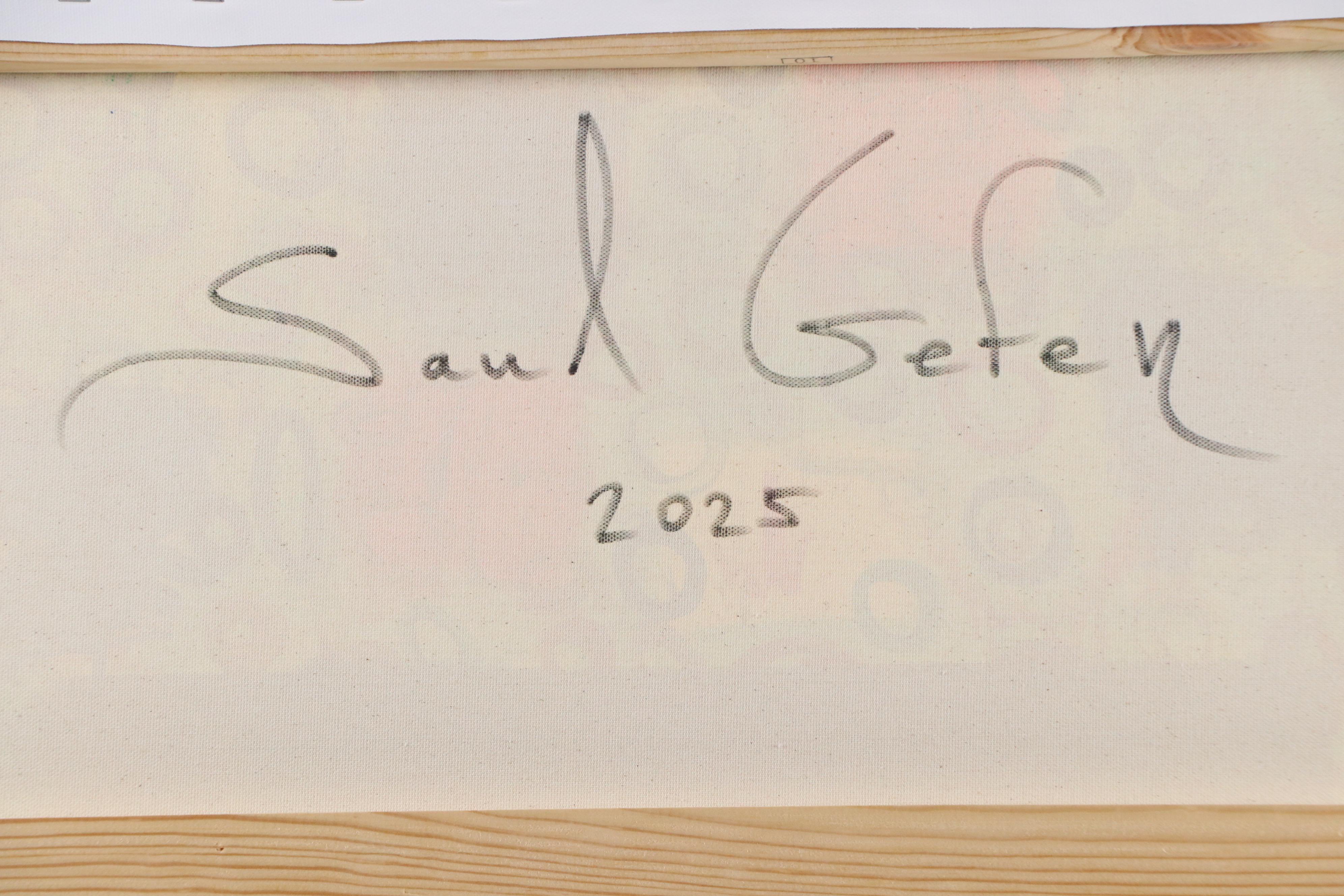 Saul Gefen Abstract Acrylic Painting, 2025