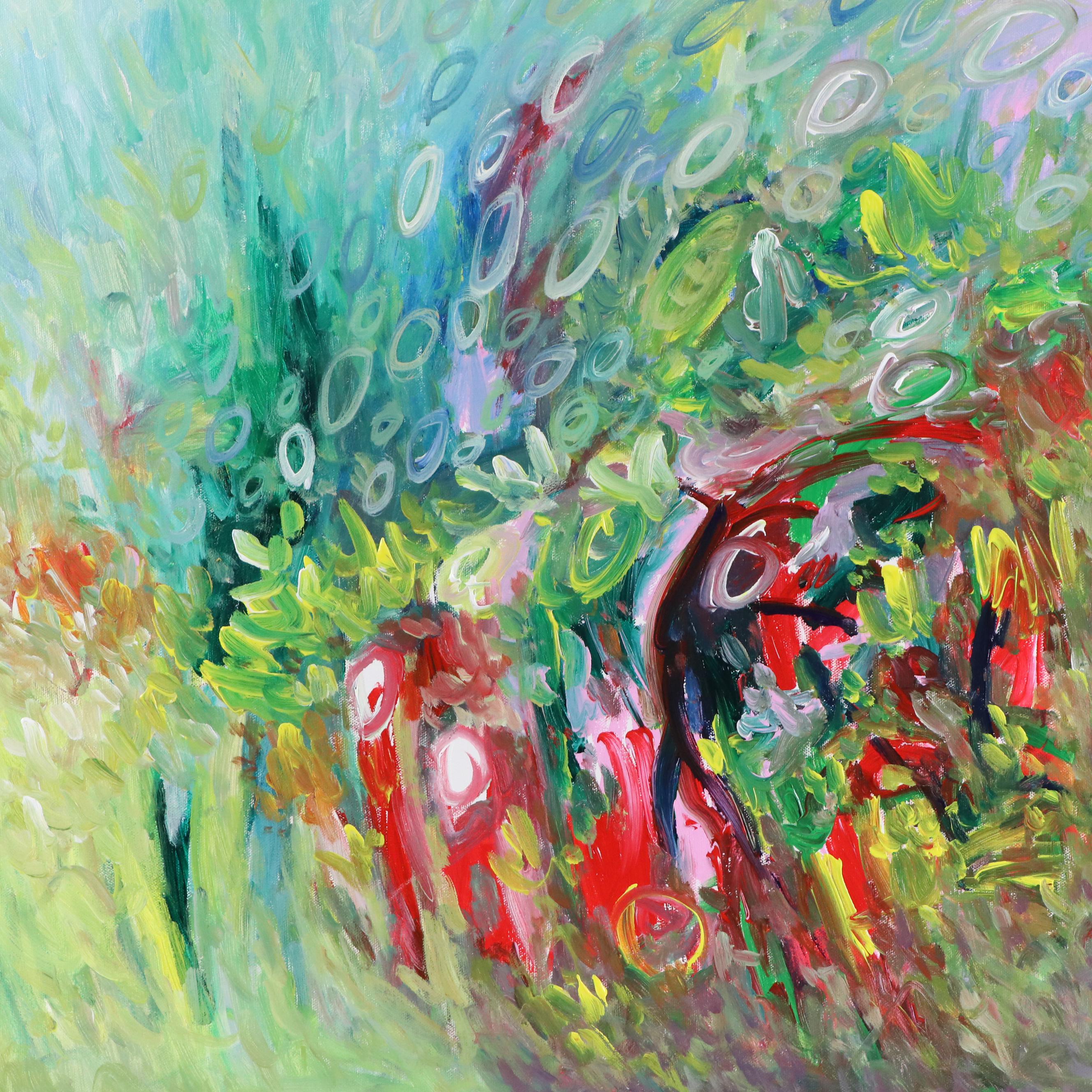 Saul Gefen Abstract Acrylic Painting, 2025