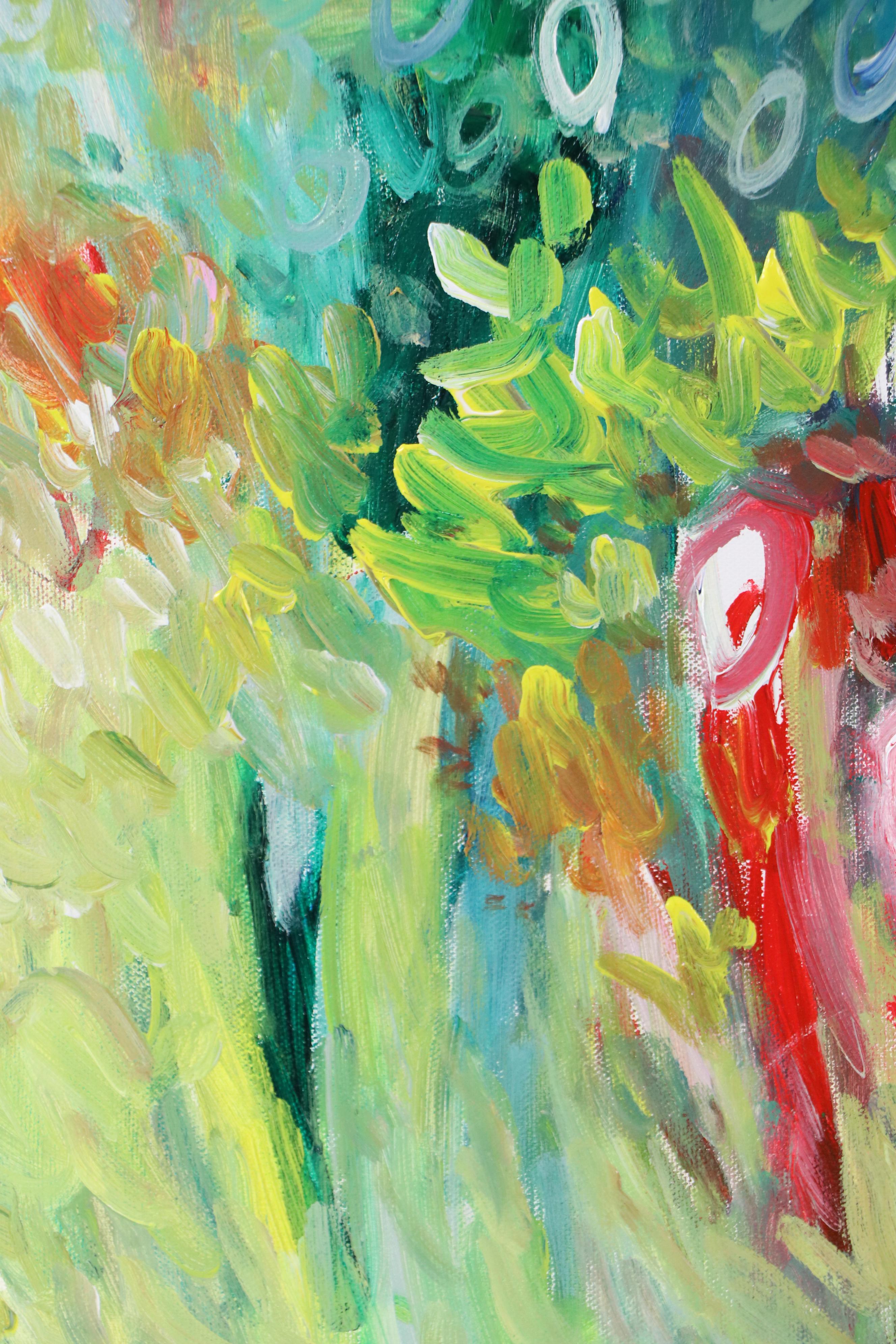 Saul Gefen Abstract Acrylic Painting, 2025