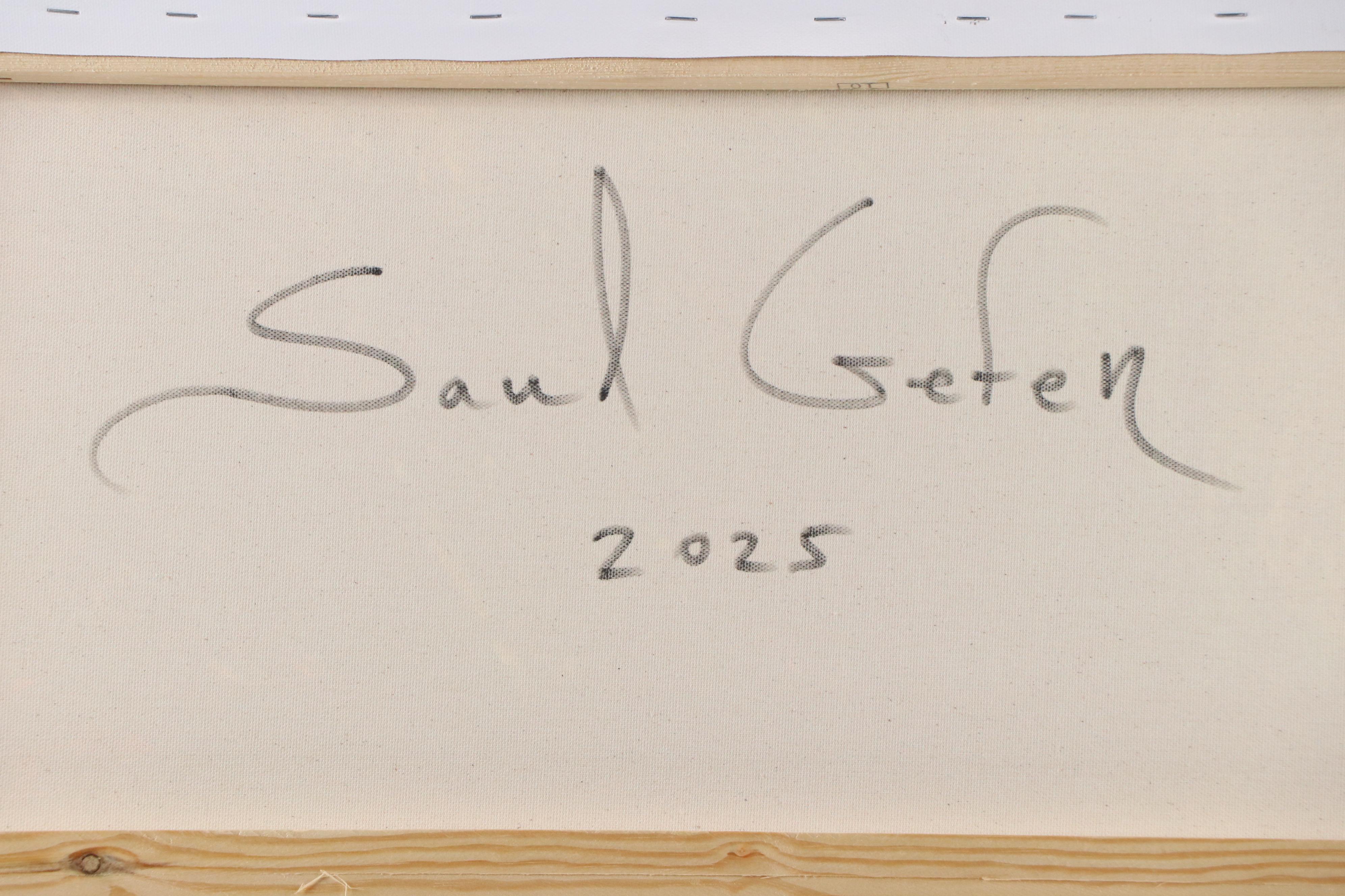 Saul Gefen Abstract Acrylic Painting, 2025