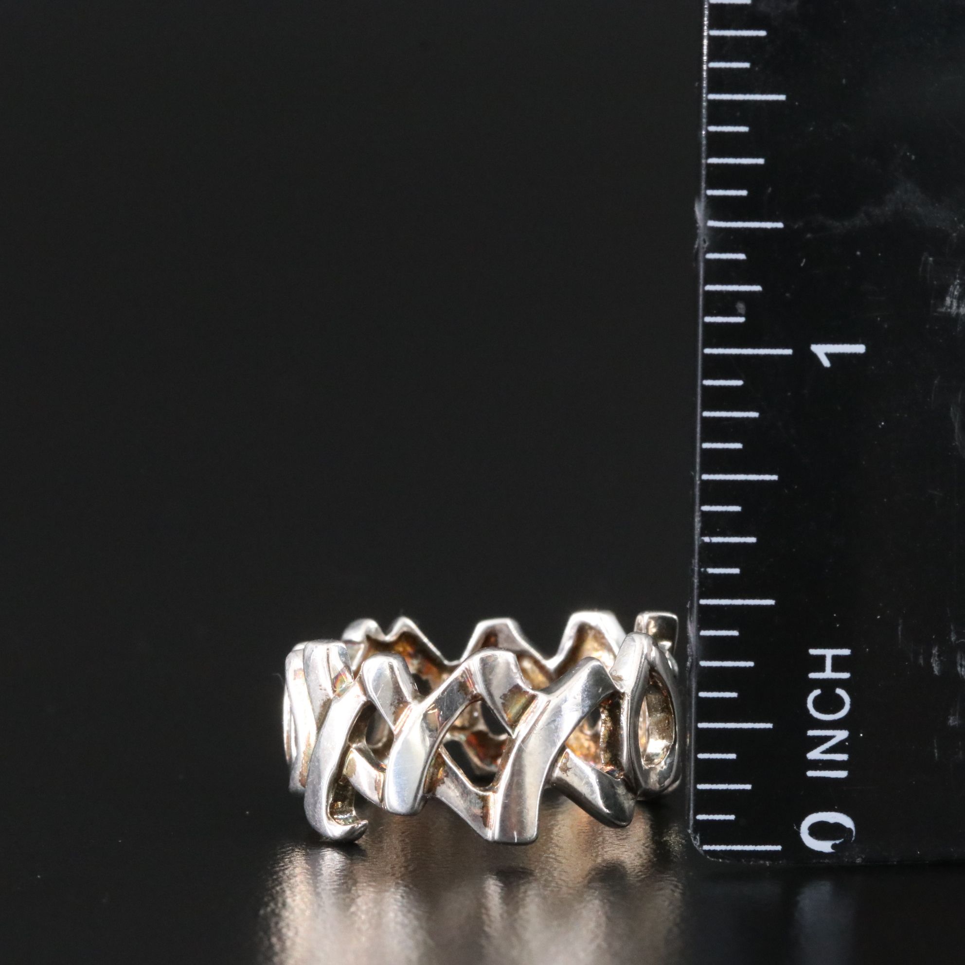 Paloma Picasso for Tiffany & Co. Sterling Love and Kisses Ring