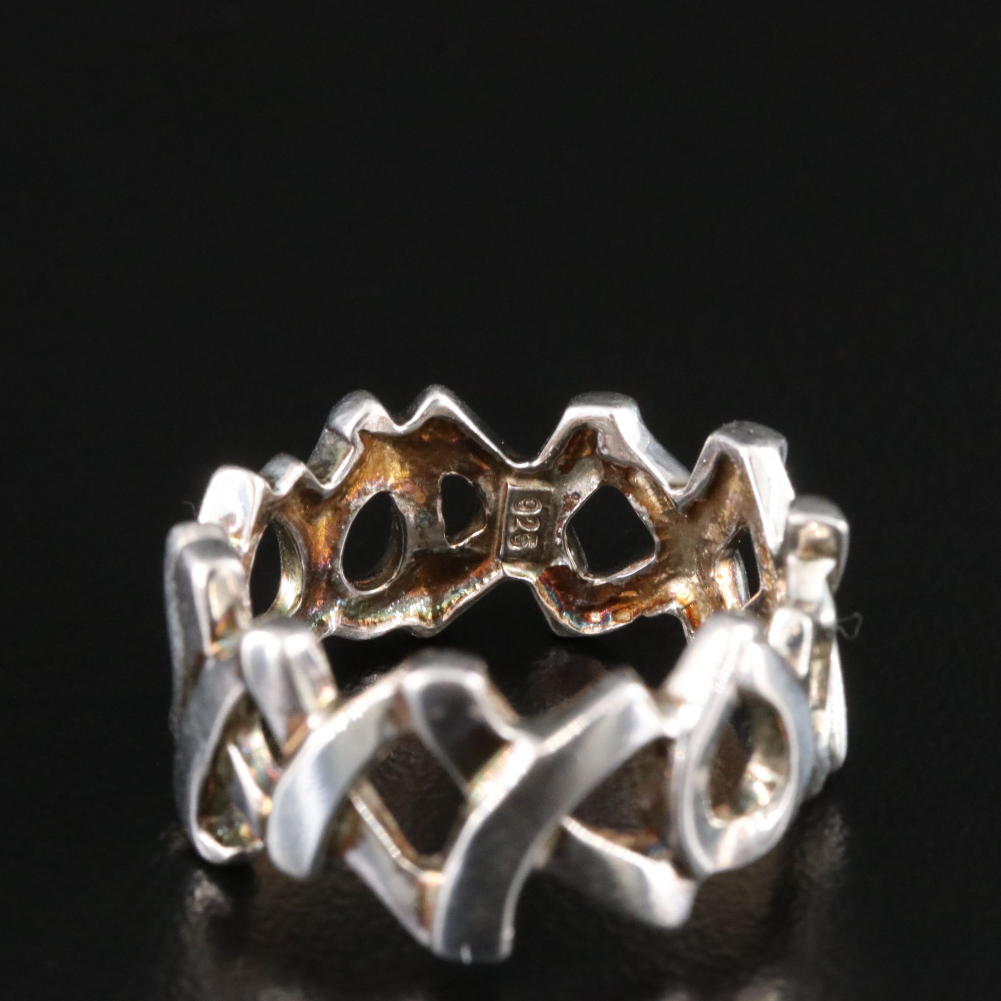 Paloma Picasso for Tiffany & Co. Sterling Love and Kisses Ring