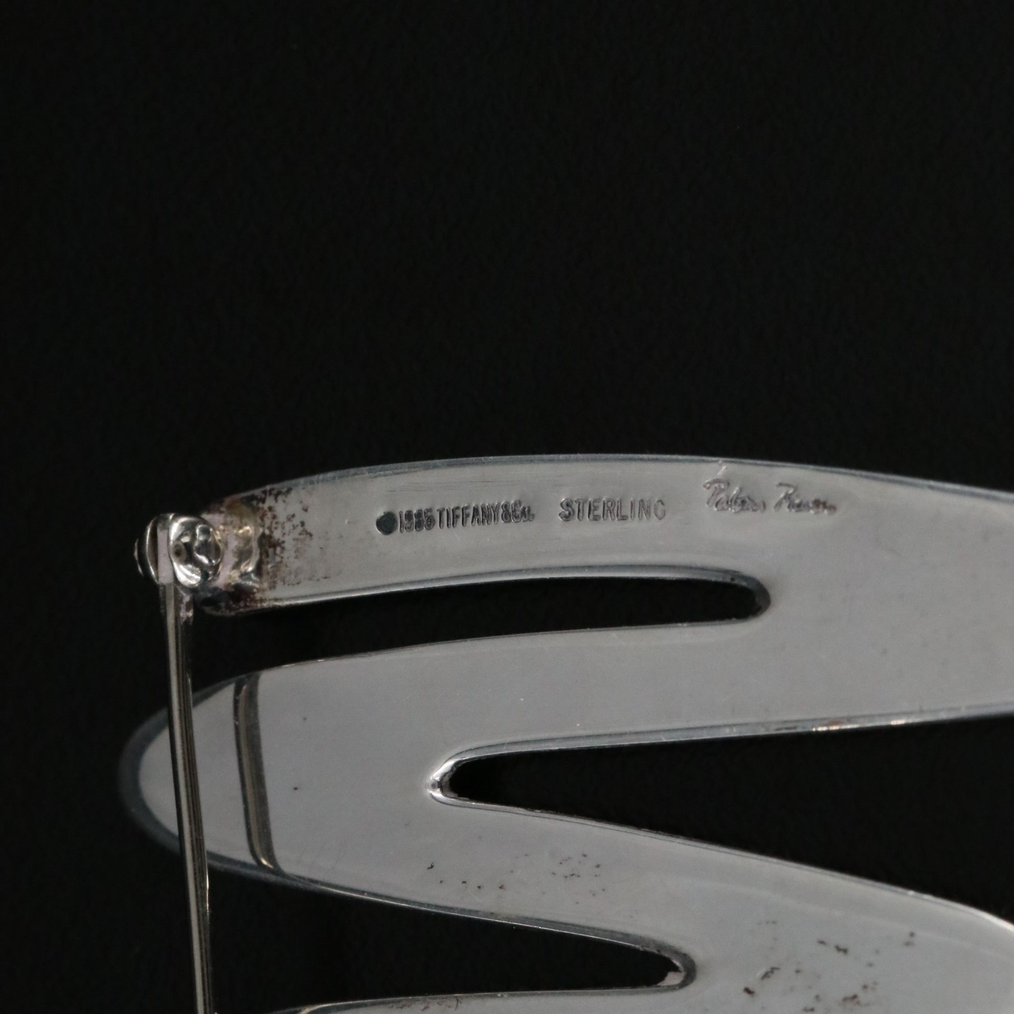 Paloma Picasso for Tiffany & Co. Sterling Scribble Brooch