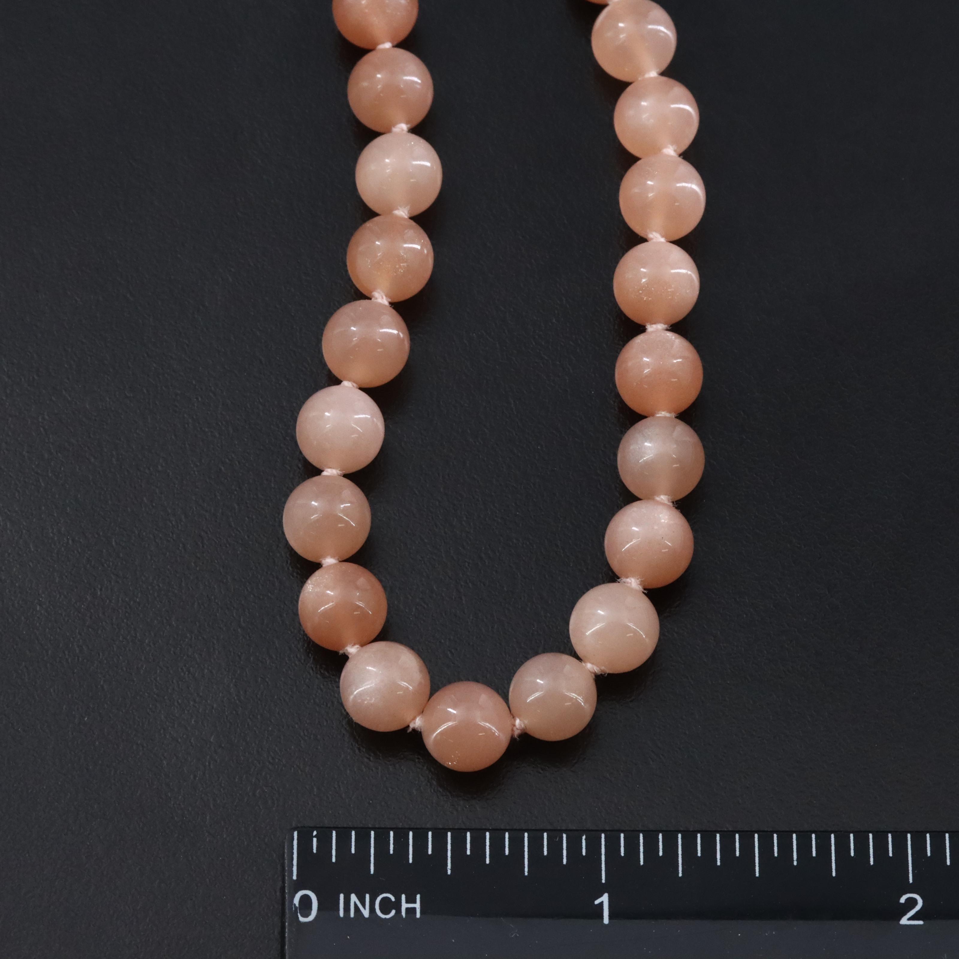 Sheryl Lowe Moonstone Necklace with Sterling Diamond Clasp