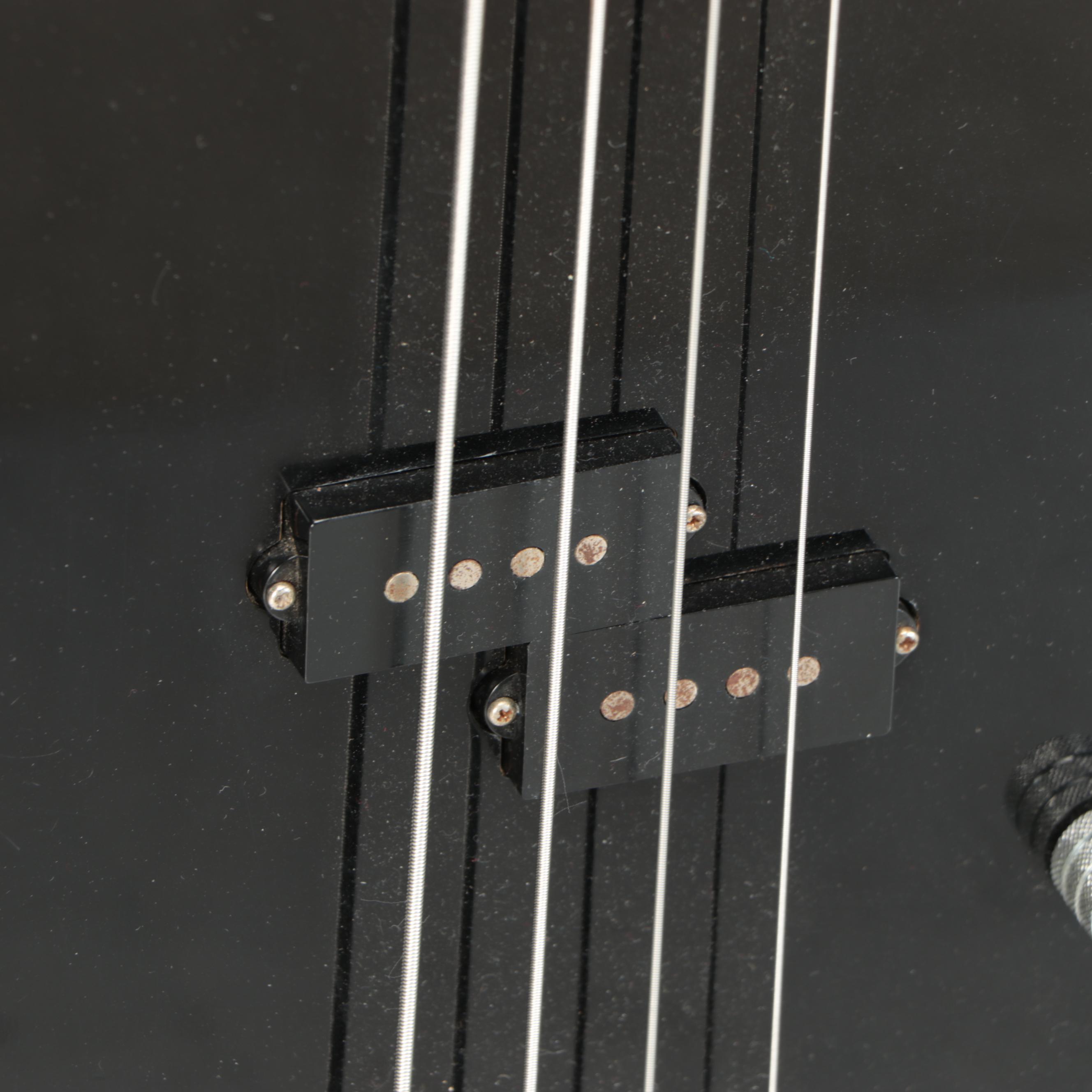 Kramer Aero Star Black Enamel Electric Bass Guitar