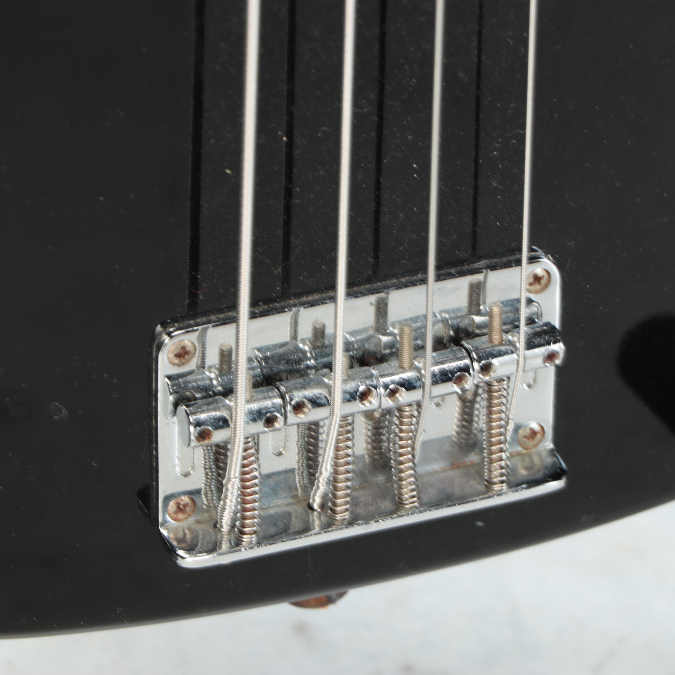 Kramer Aero Star Black Enamel Electric Bass Guitar