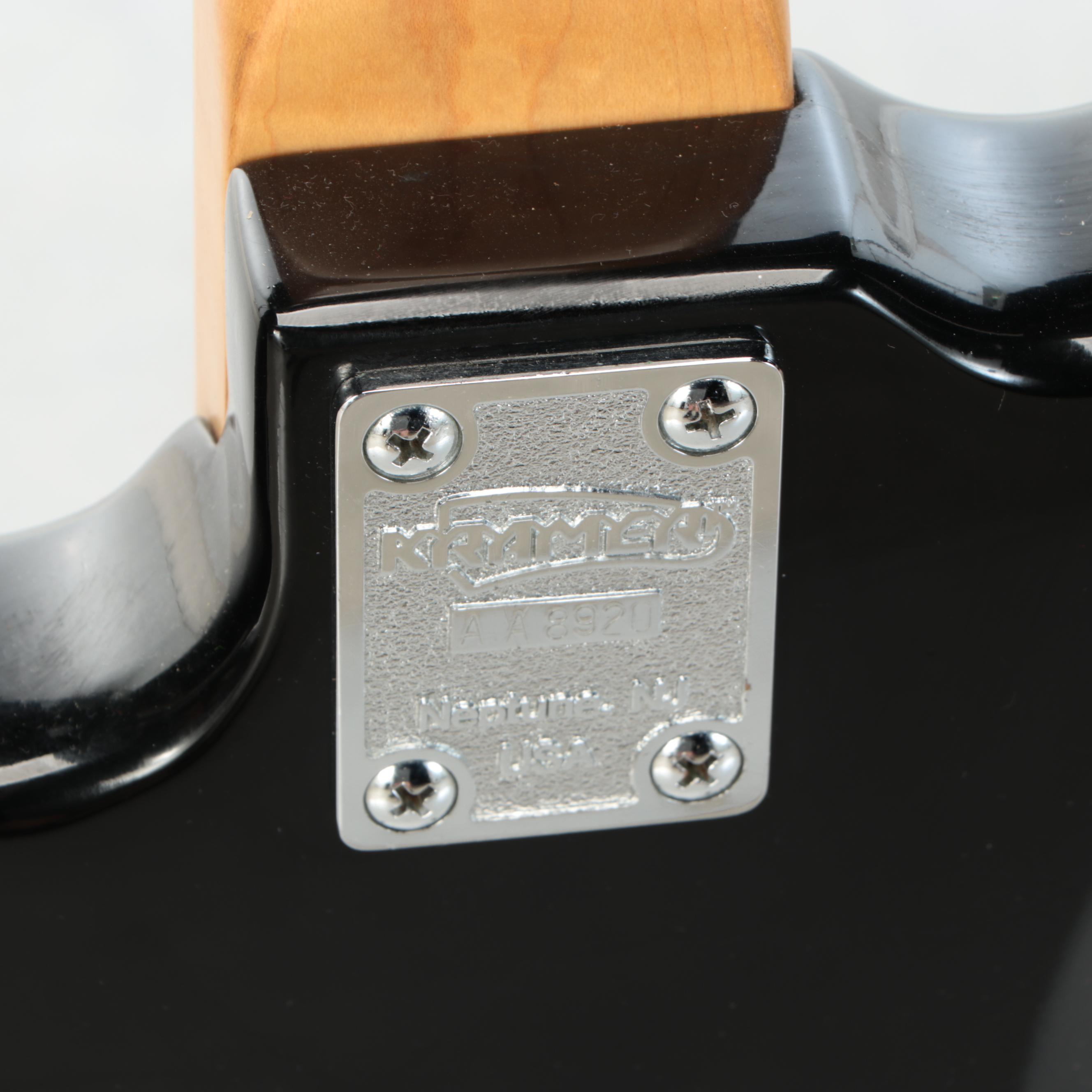 Kramer Aero Star Black Enamel Electric Bass Guitar