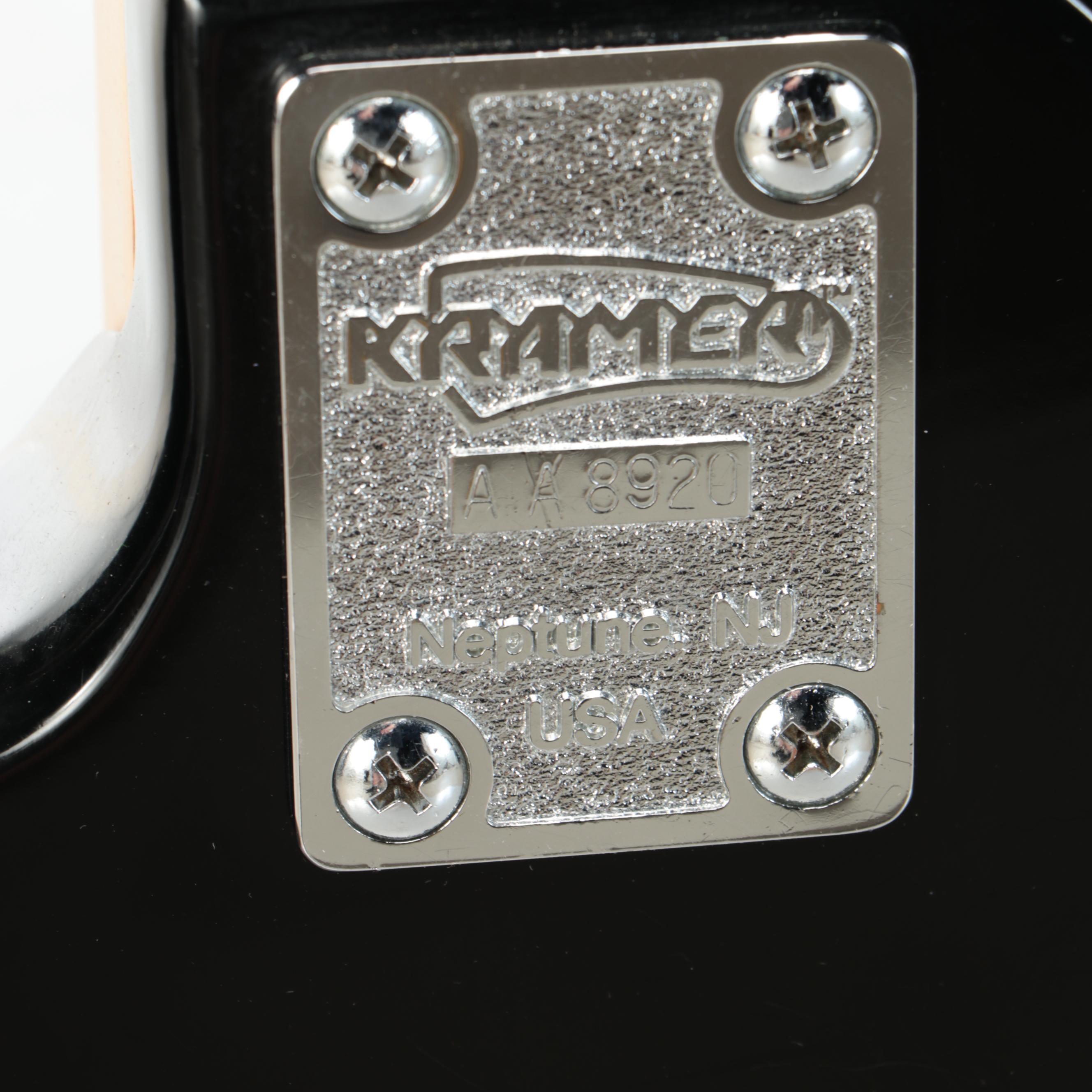 Kramer Aero Star Black Enamel Electric Bass Guitar