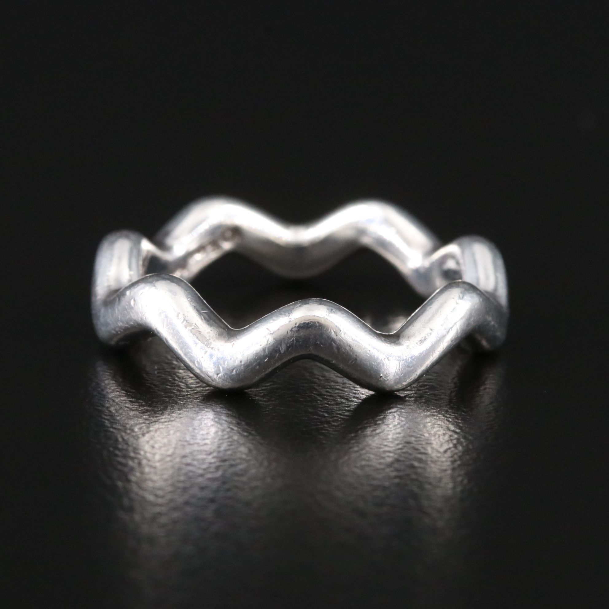 Paloma Picasso for Tiffany & Co. Sterling Zig Zag Ring