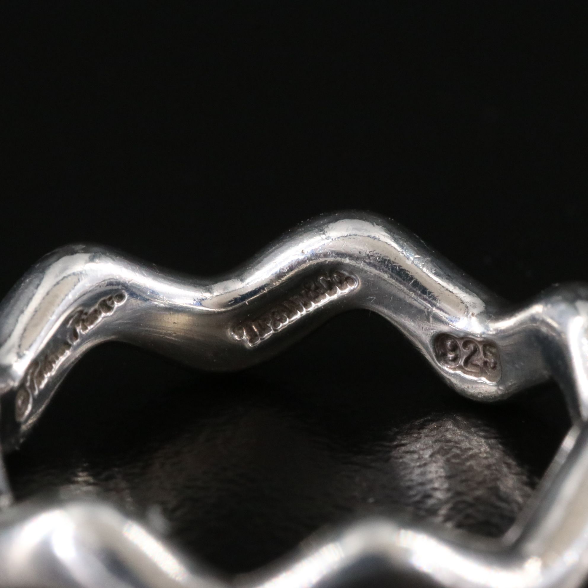 Paloma Picasso for Tiffany & Co. Sterling Zig Zag Ring