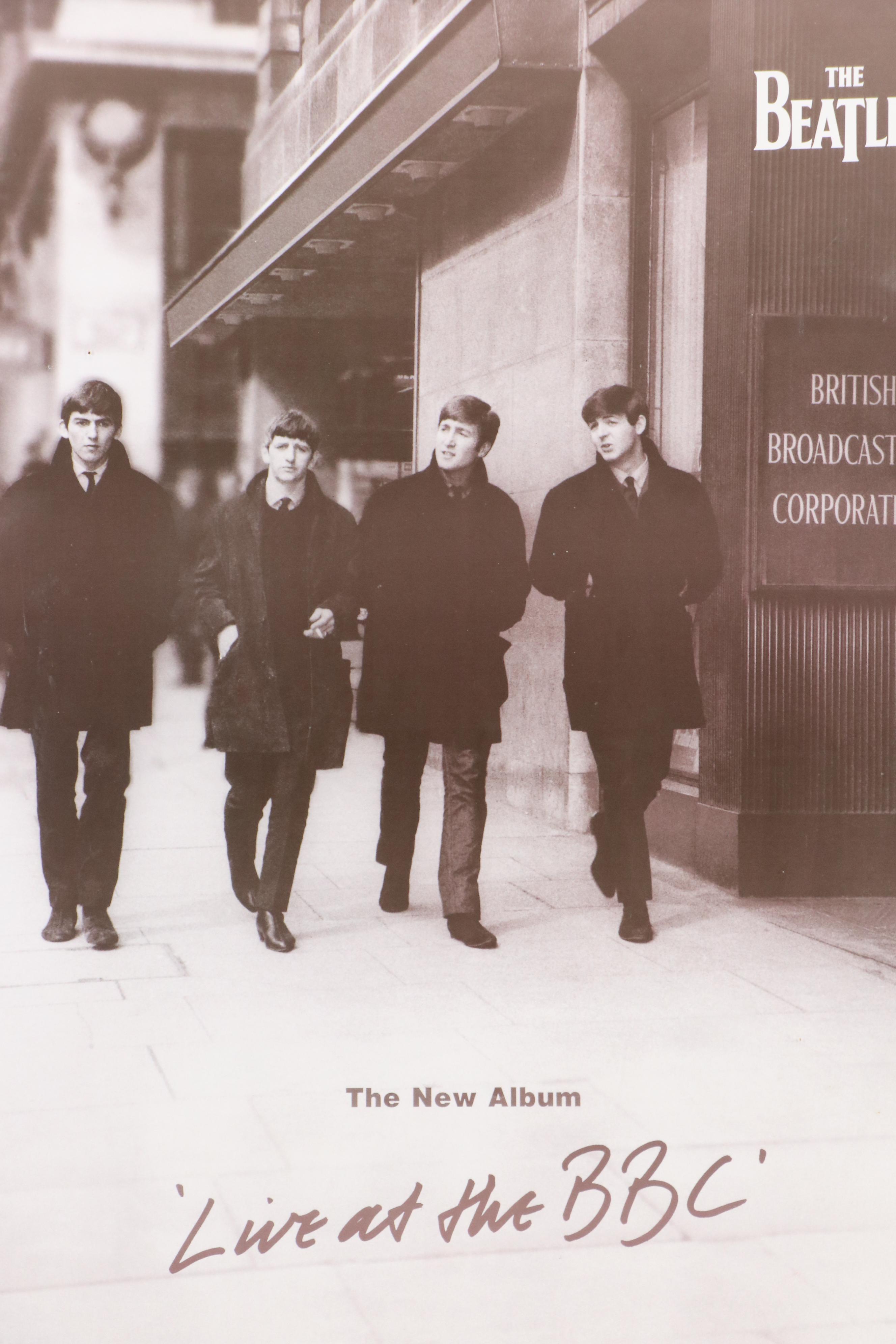 Halftone Poster for The Beatles "Live at the BBC"