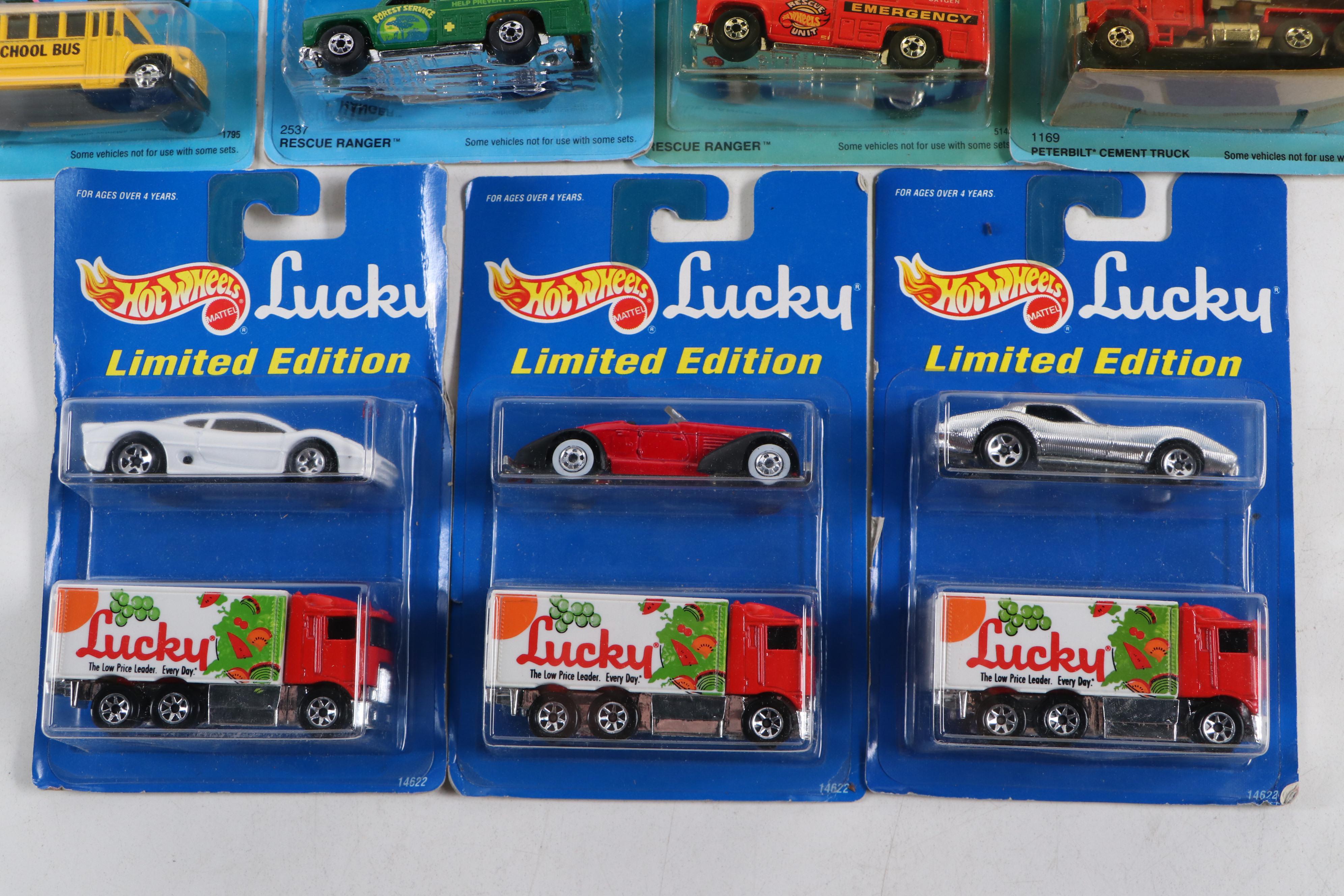 Hot Wheels "Lucky" Limited Edition and Other Toy Cars