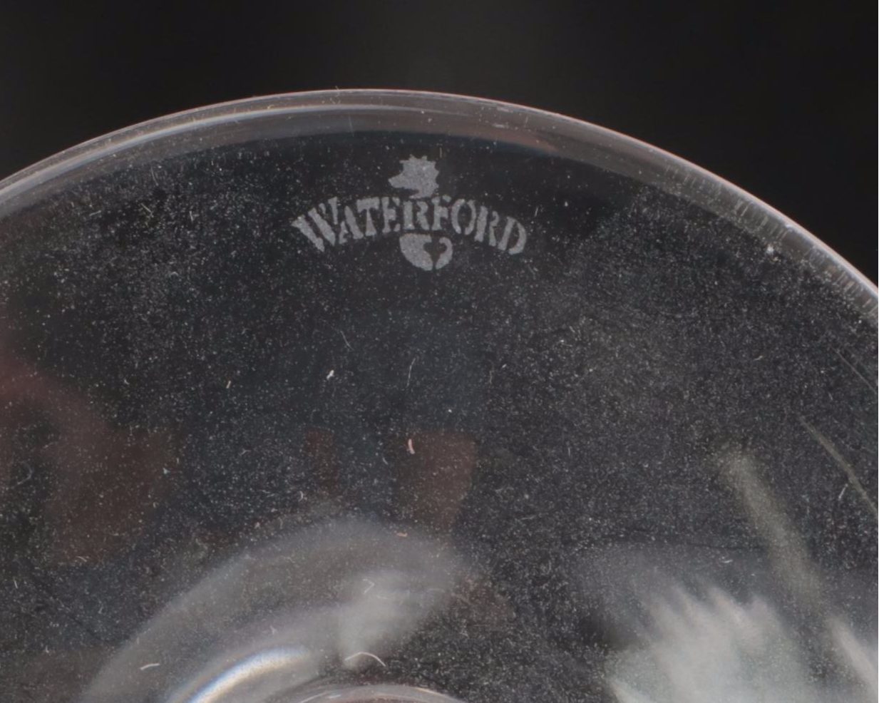 Waterford Crystal Millennium Series with Other Flutes and Bottle Coaster