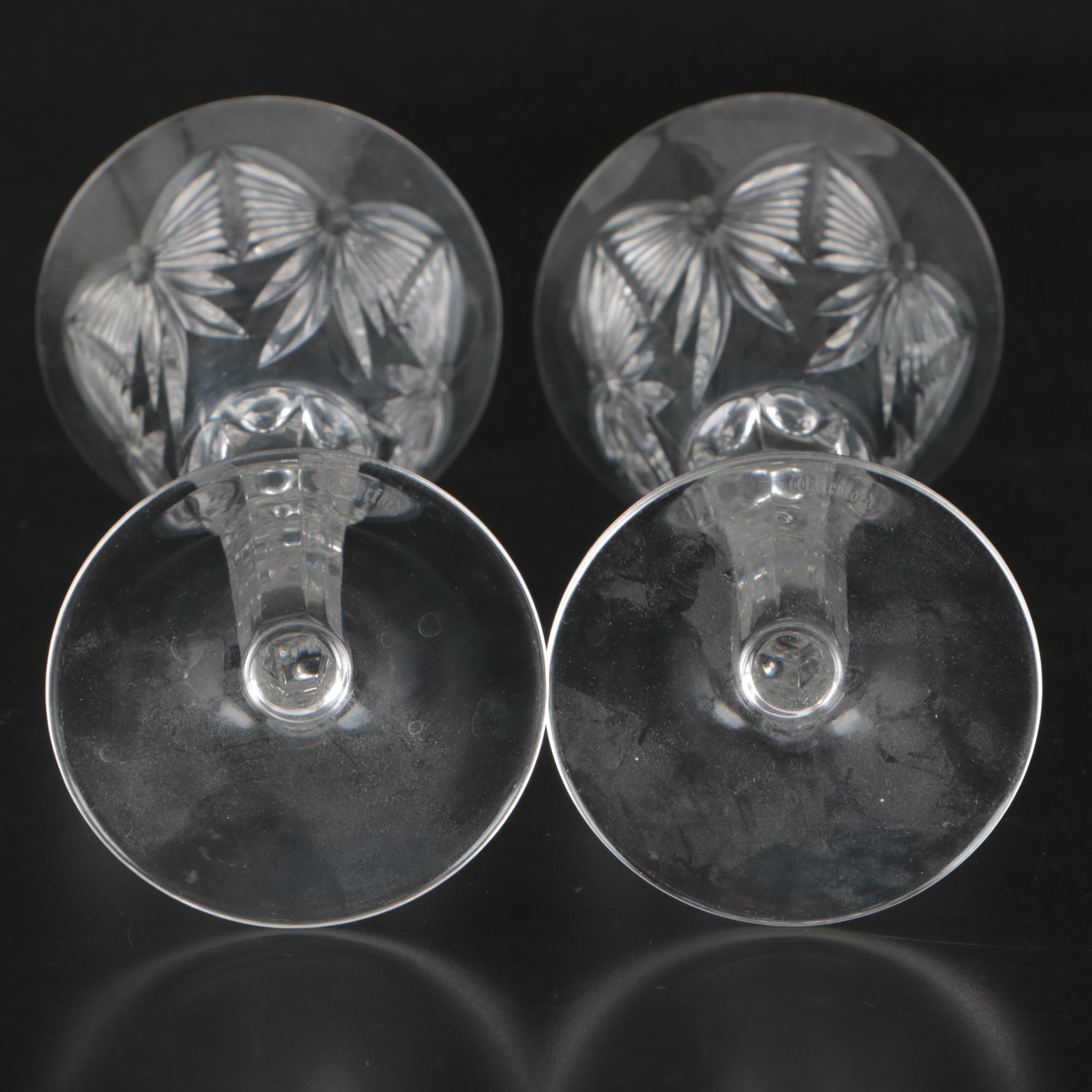 Waterford Crystal Millennium Series with Other Flutes and Bottle Coaster