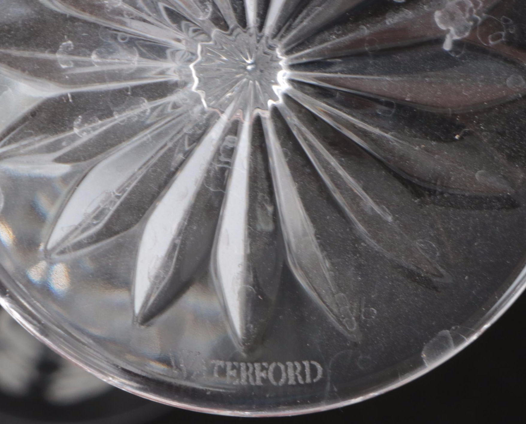 Waterford Crystal Millennium Series with Other Flutes and Bottle Coaster