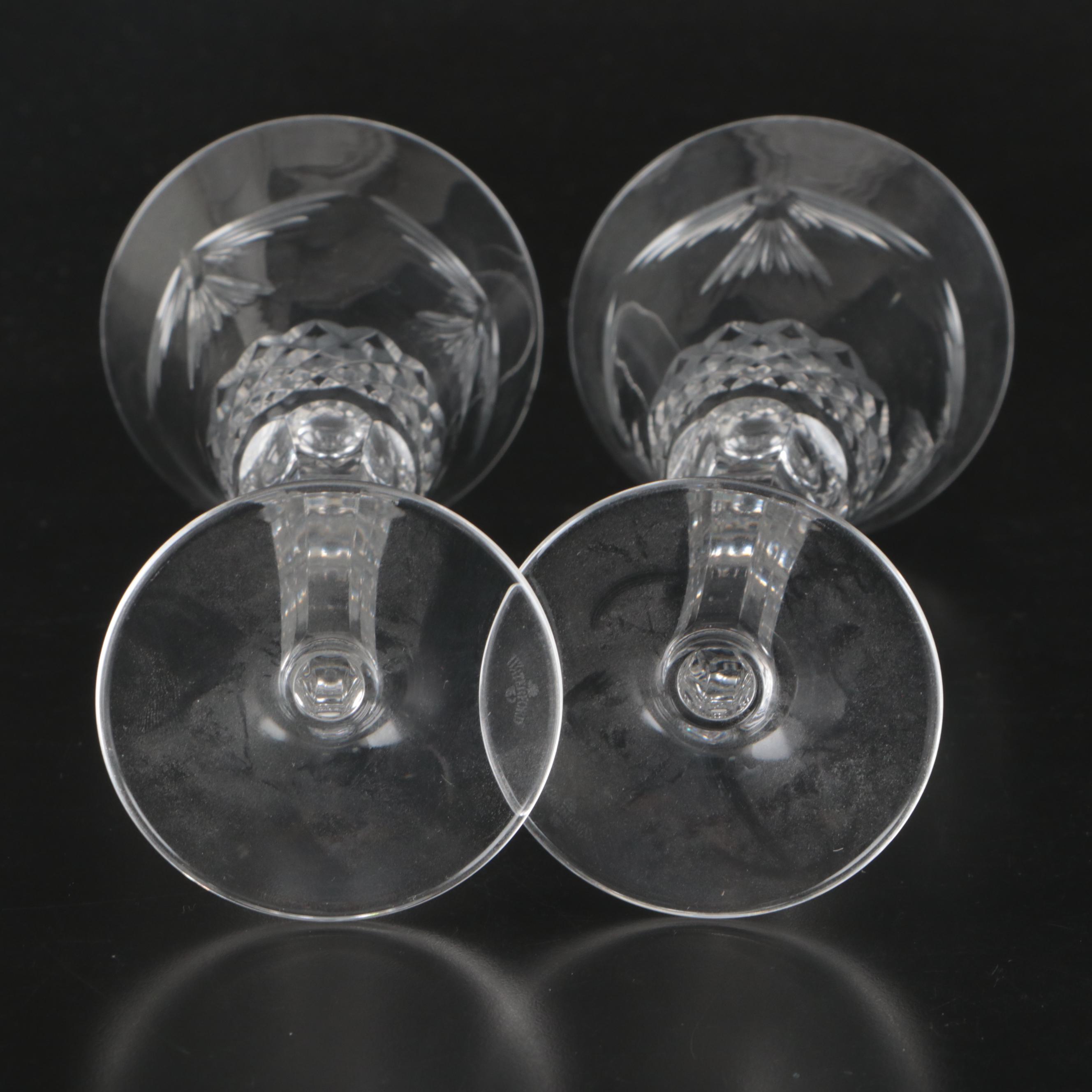 Waterford Crystal Millennium Series with Other Flutes and Bottle Coaster