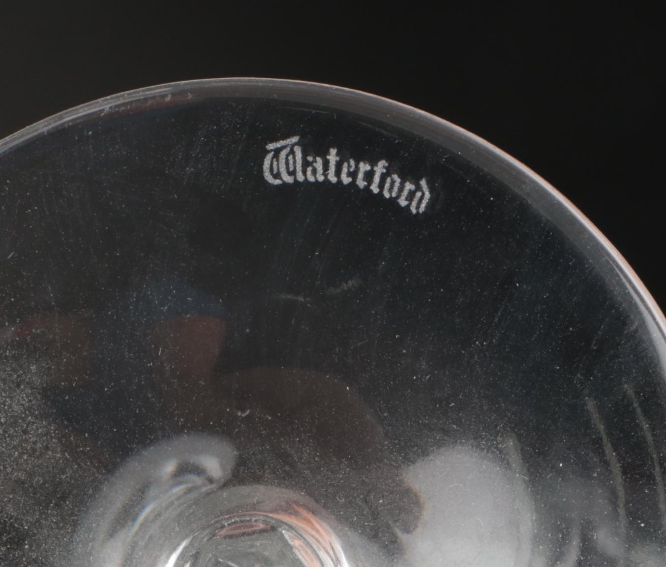 Waterford Crystal Millennium Series with Other Flutes and Bottle Coaster