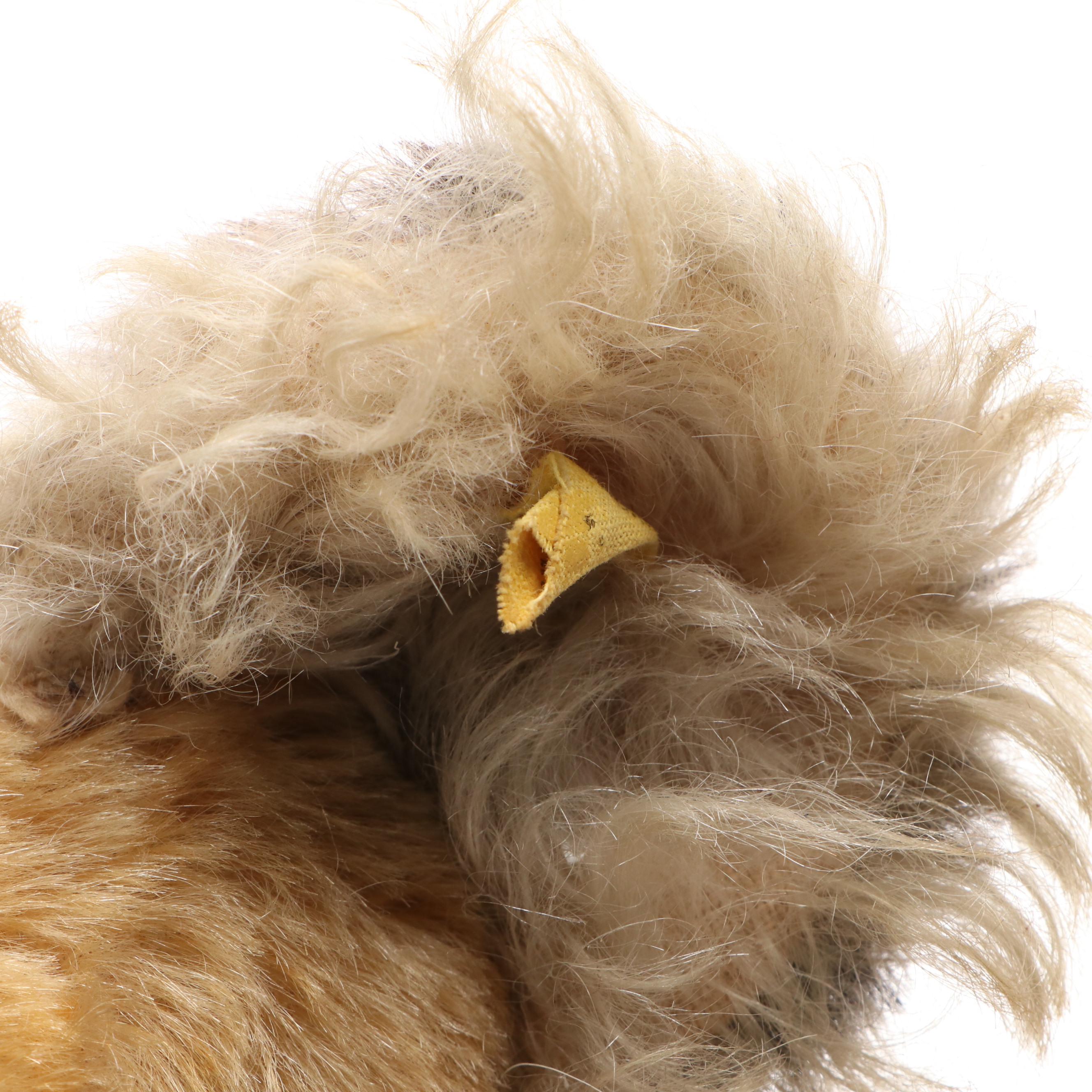 Steiff Mohair Plush Tiger, Mid-20th Century