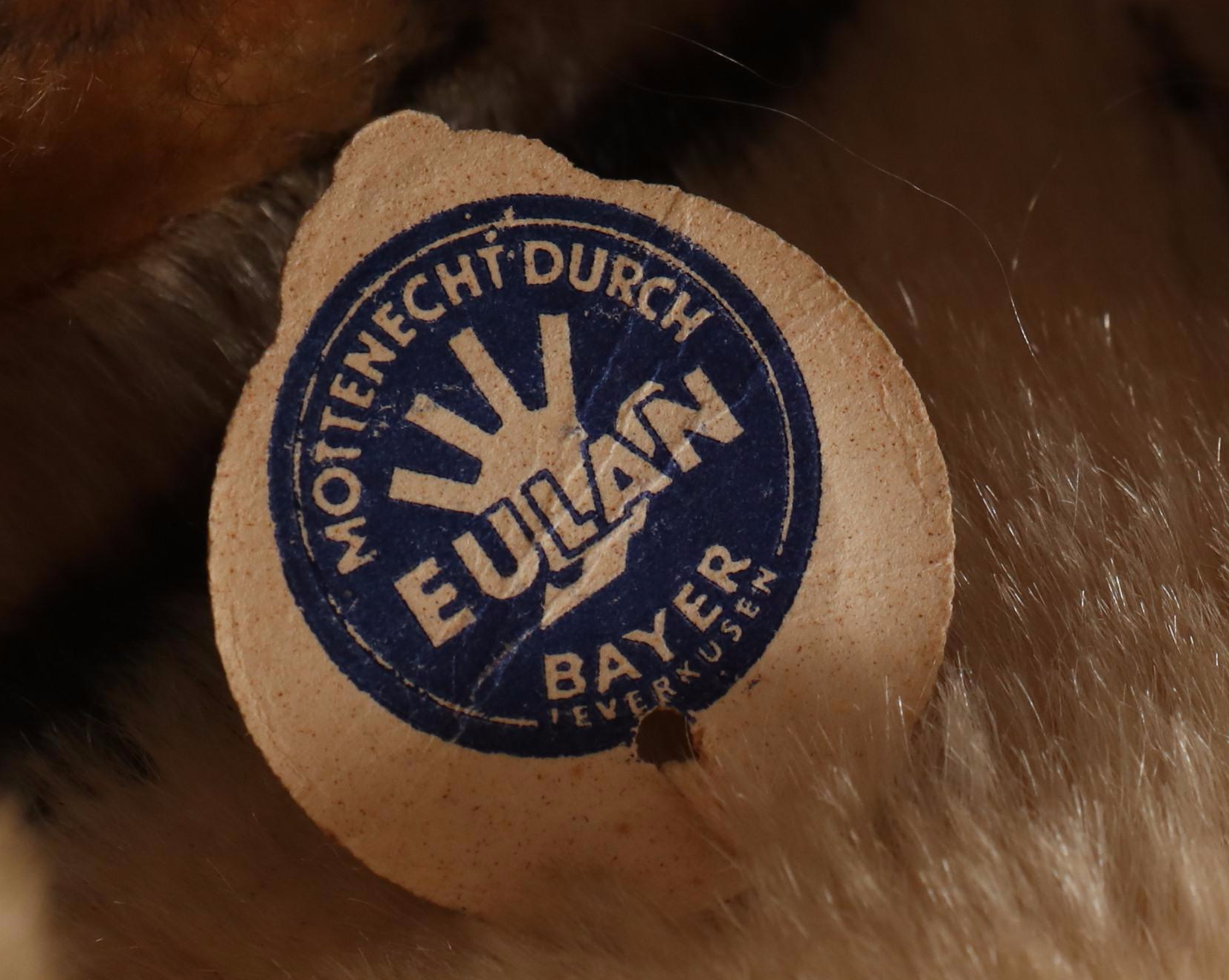 Steiff Mohair Plush Tiger, Mid-20th Century