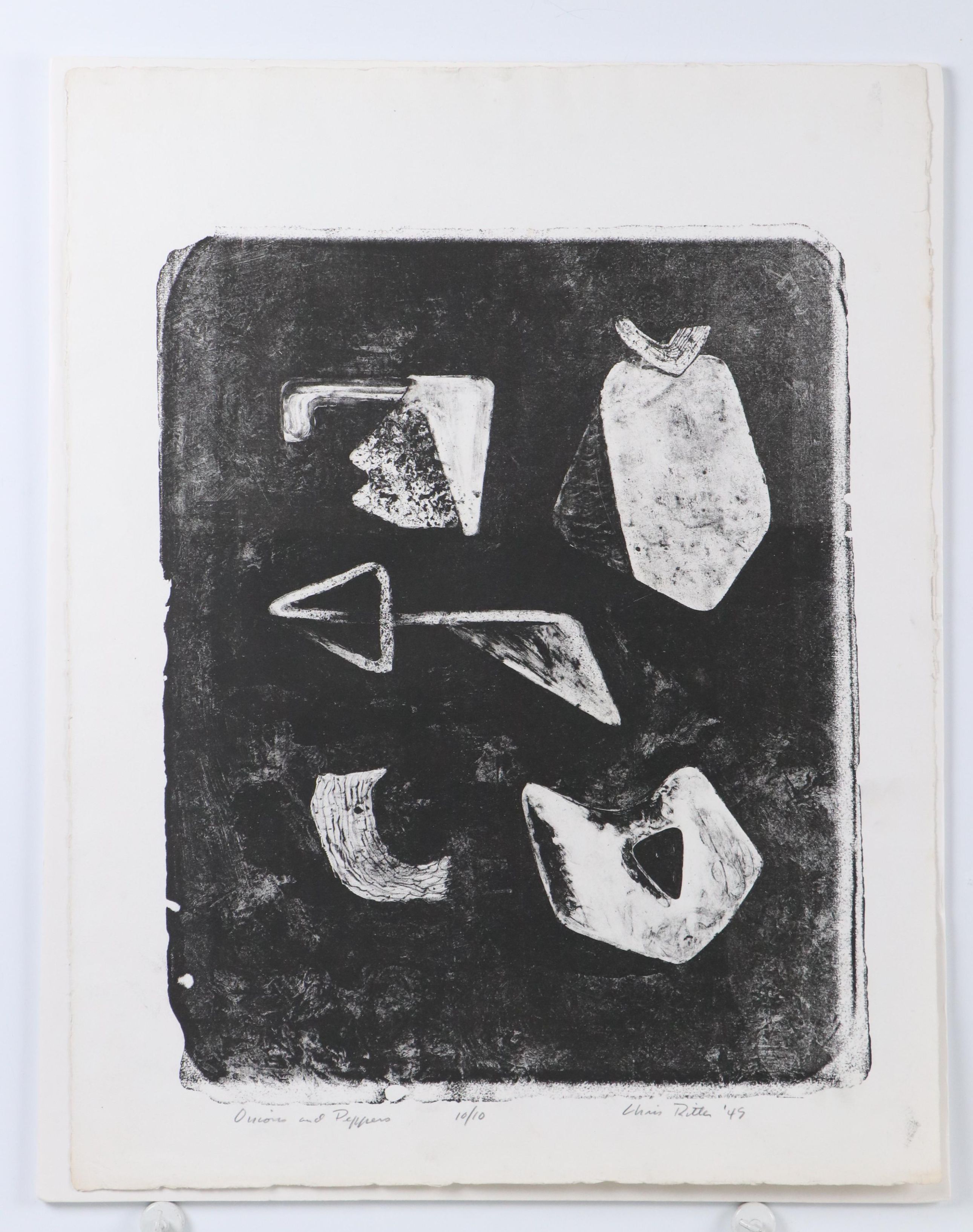 Chris Ritter Print Pair "Onions and Peppers," 1945