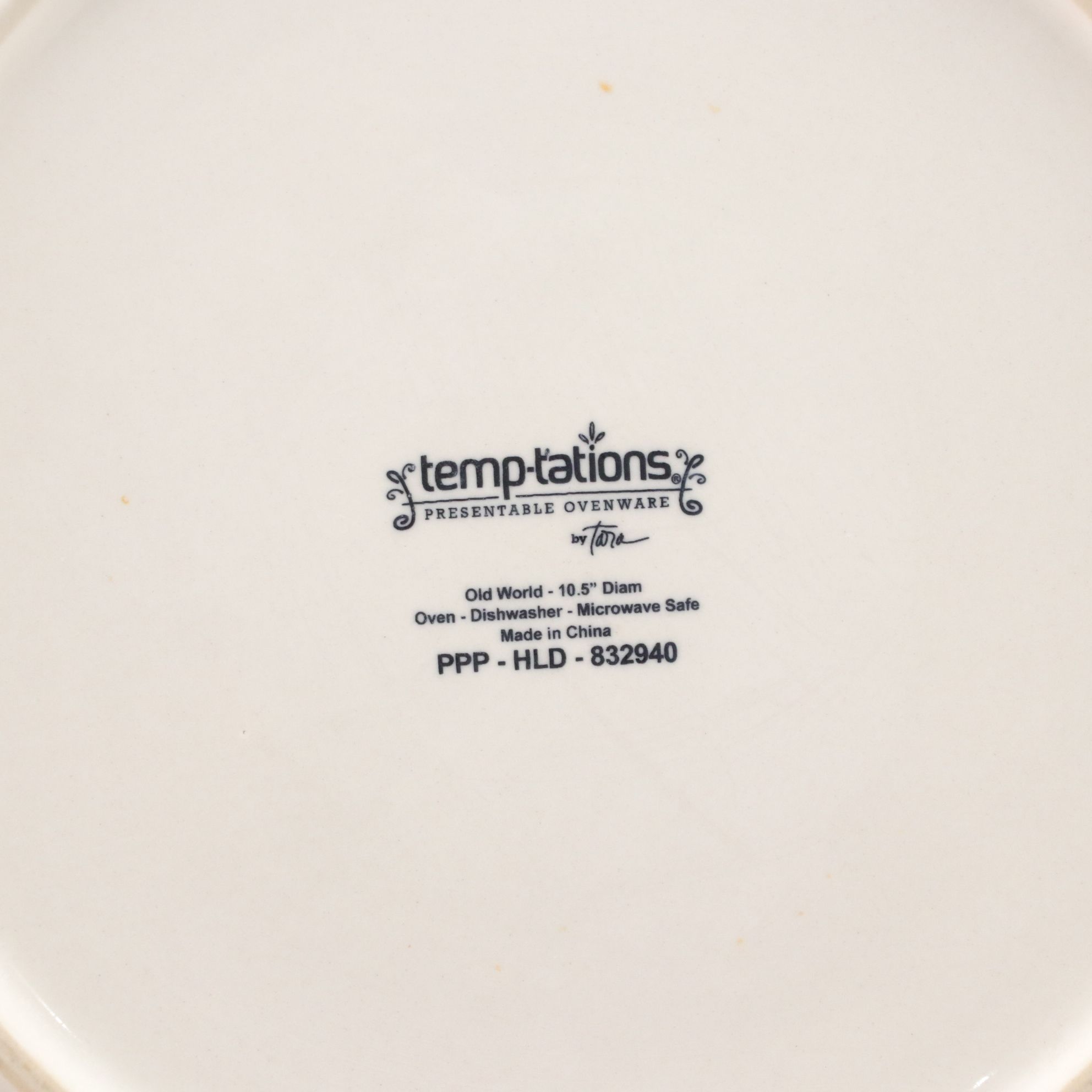 Temp-Tations "Old World" Stoneware Dinnerware