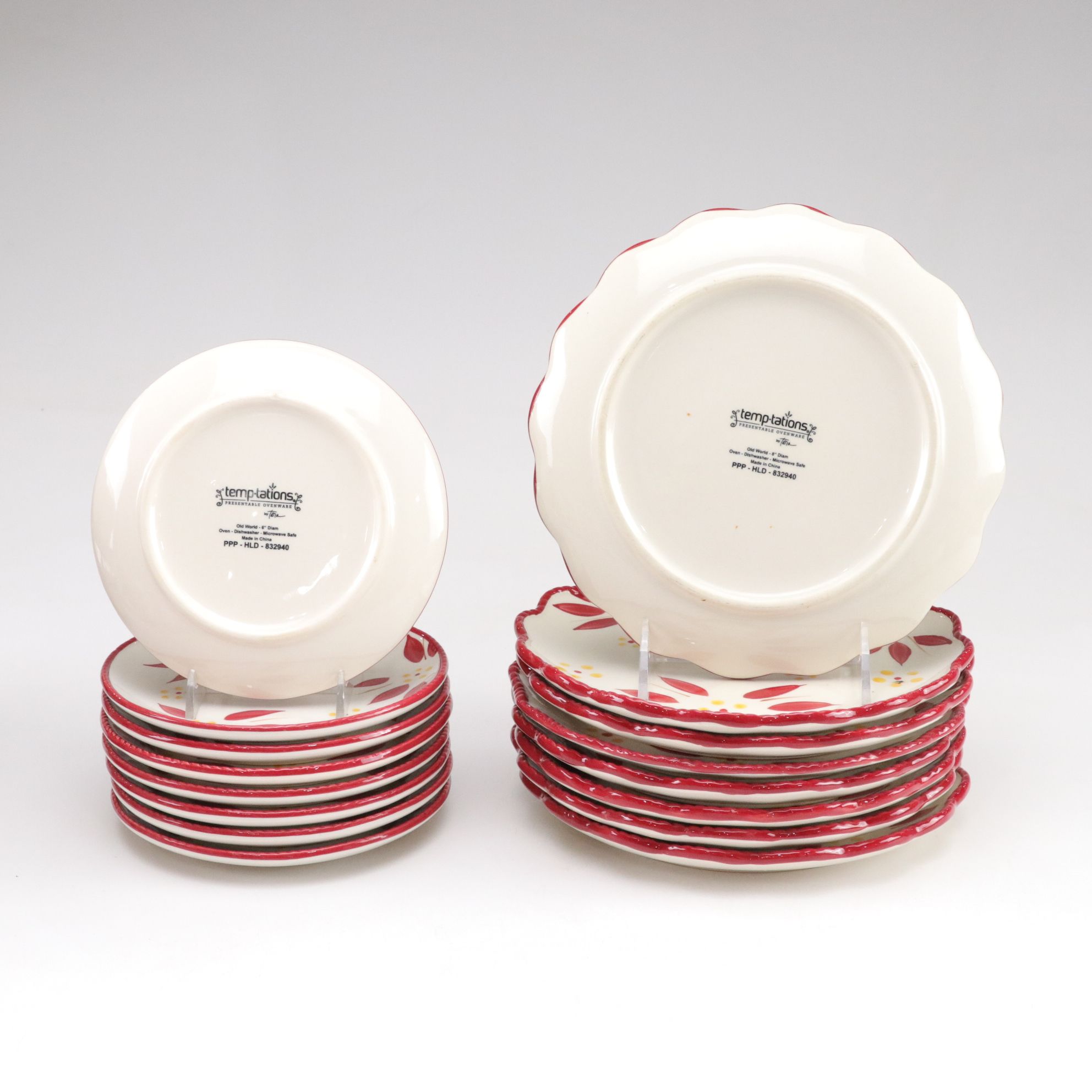 Temp-Tations "Old World" Stoneware Dinnerware