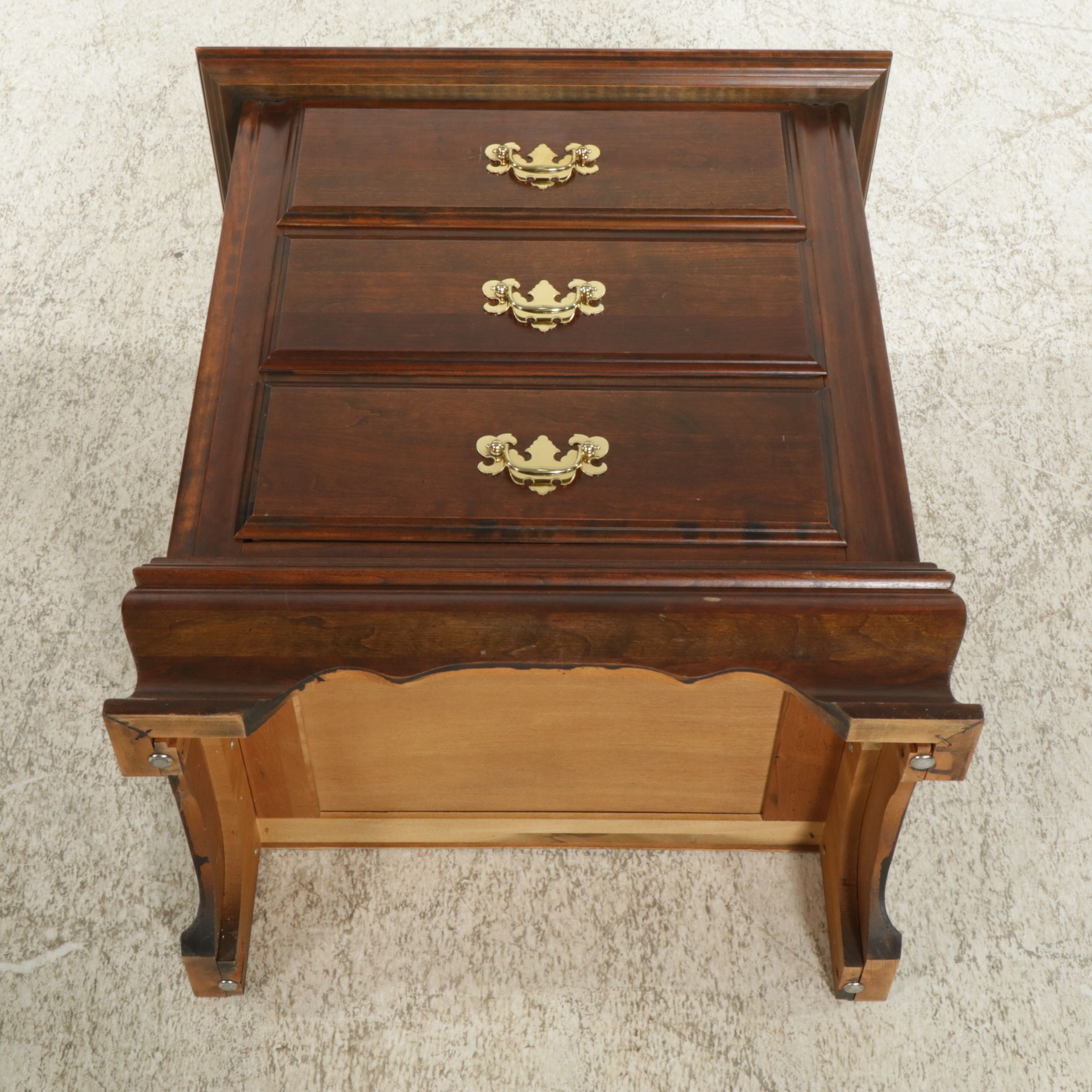 Federal Style Cherry Nightstand, Late 20th Century