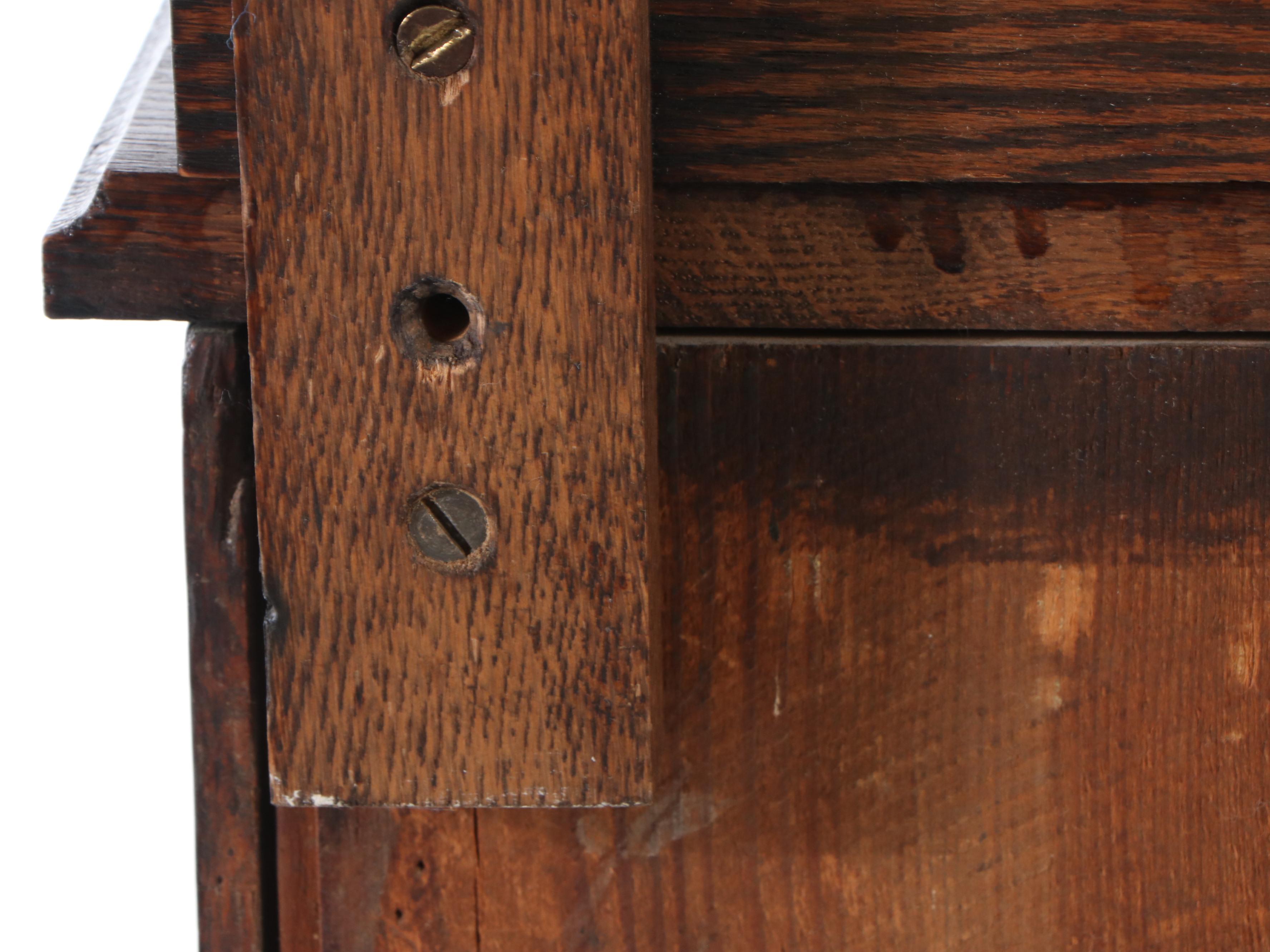 Antique Victorian Oak Washstand