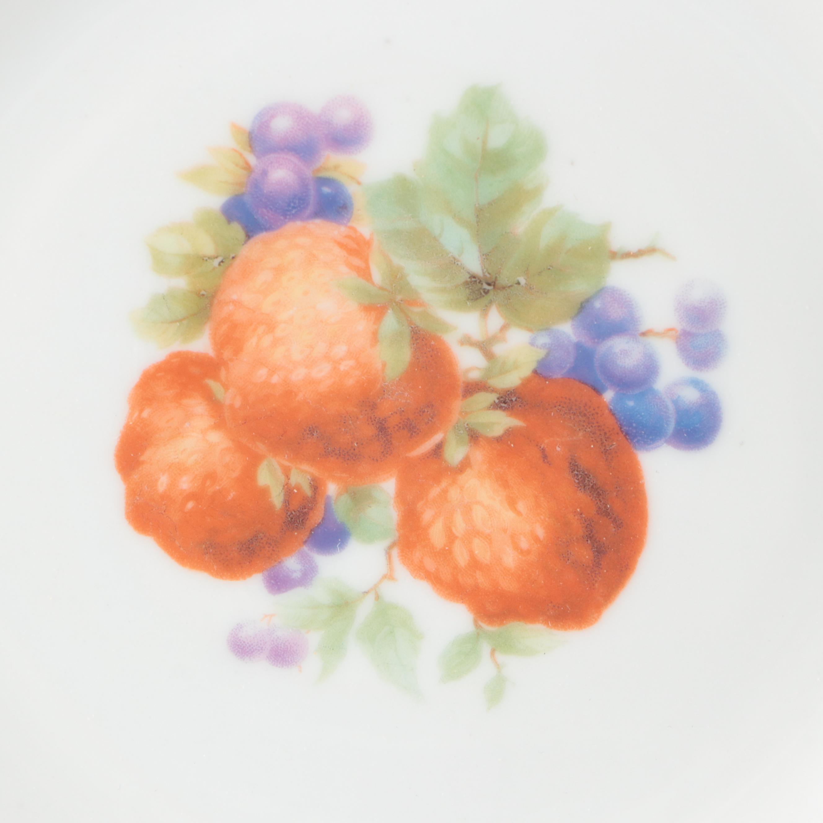 Marks and Rosenfeld French Porcelain Plates, Mid to Late 20th Century