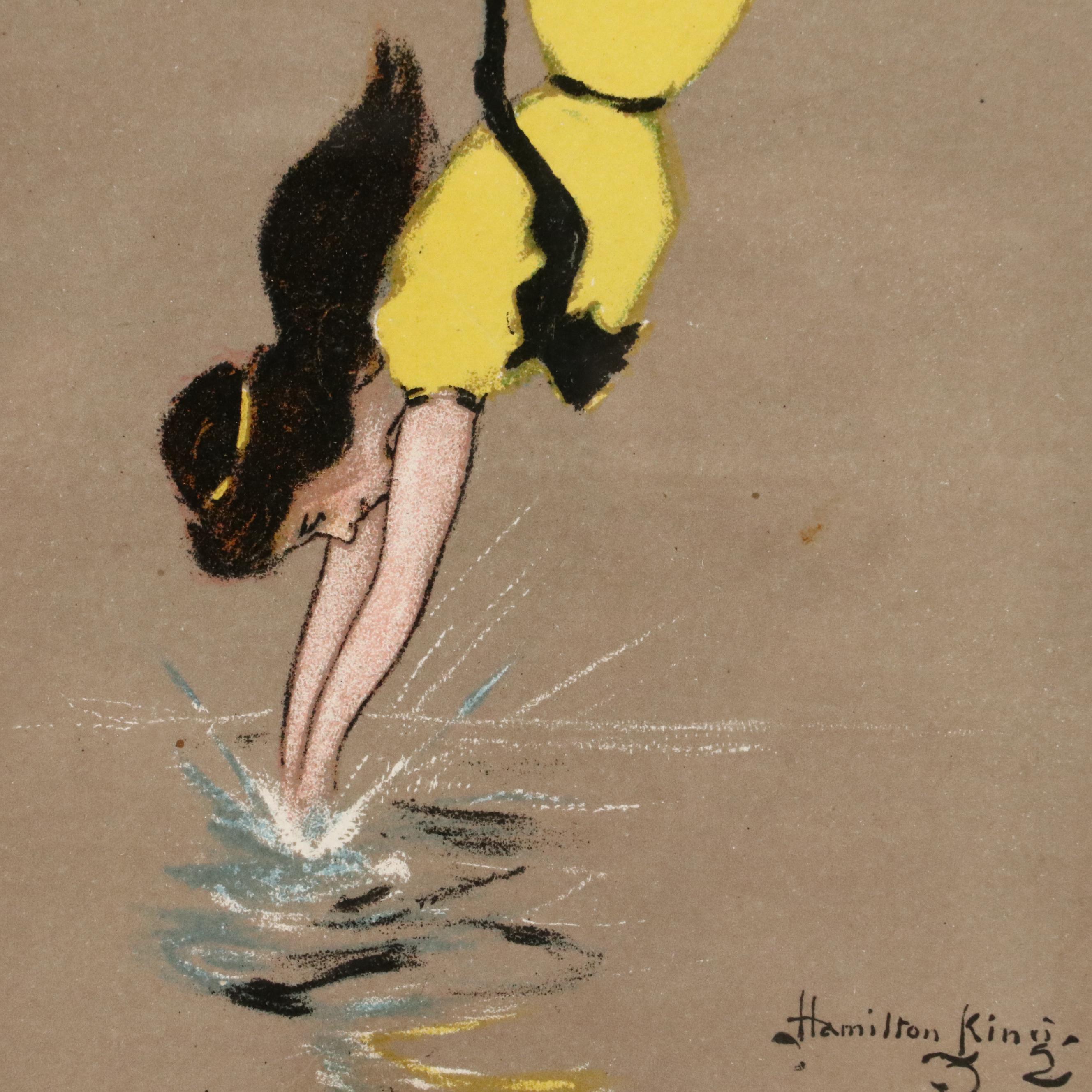 Hamilton King for Turkish Trophies Chromolithograph Postcards, 1903