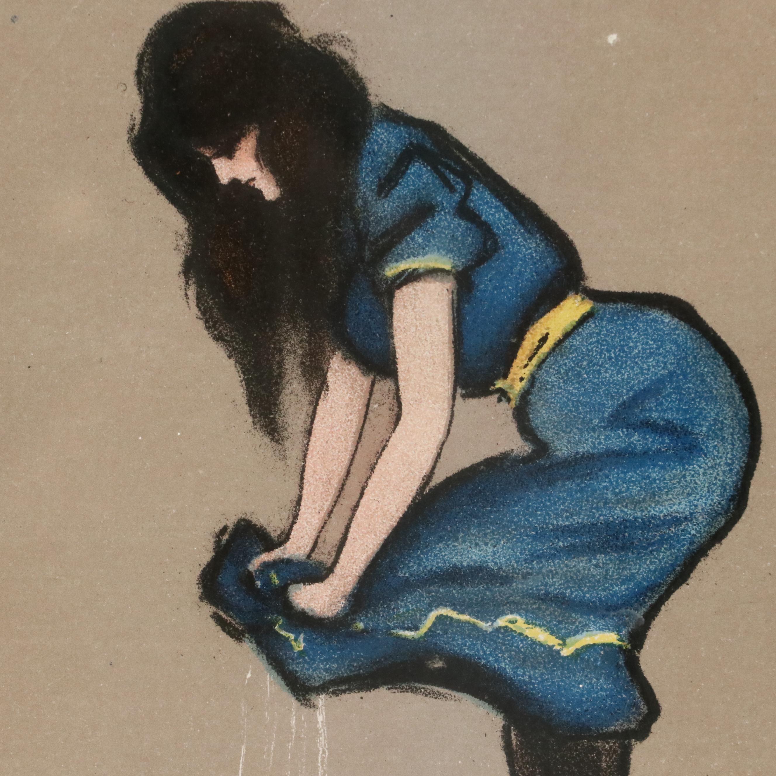 Hamilton King for Turkish Trophies Chromolithograph Postcards, 1903