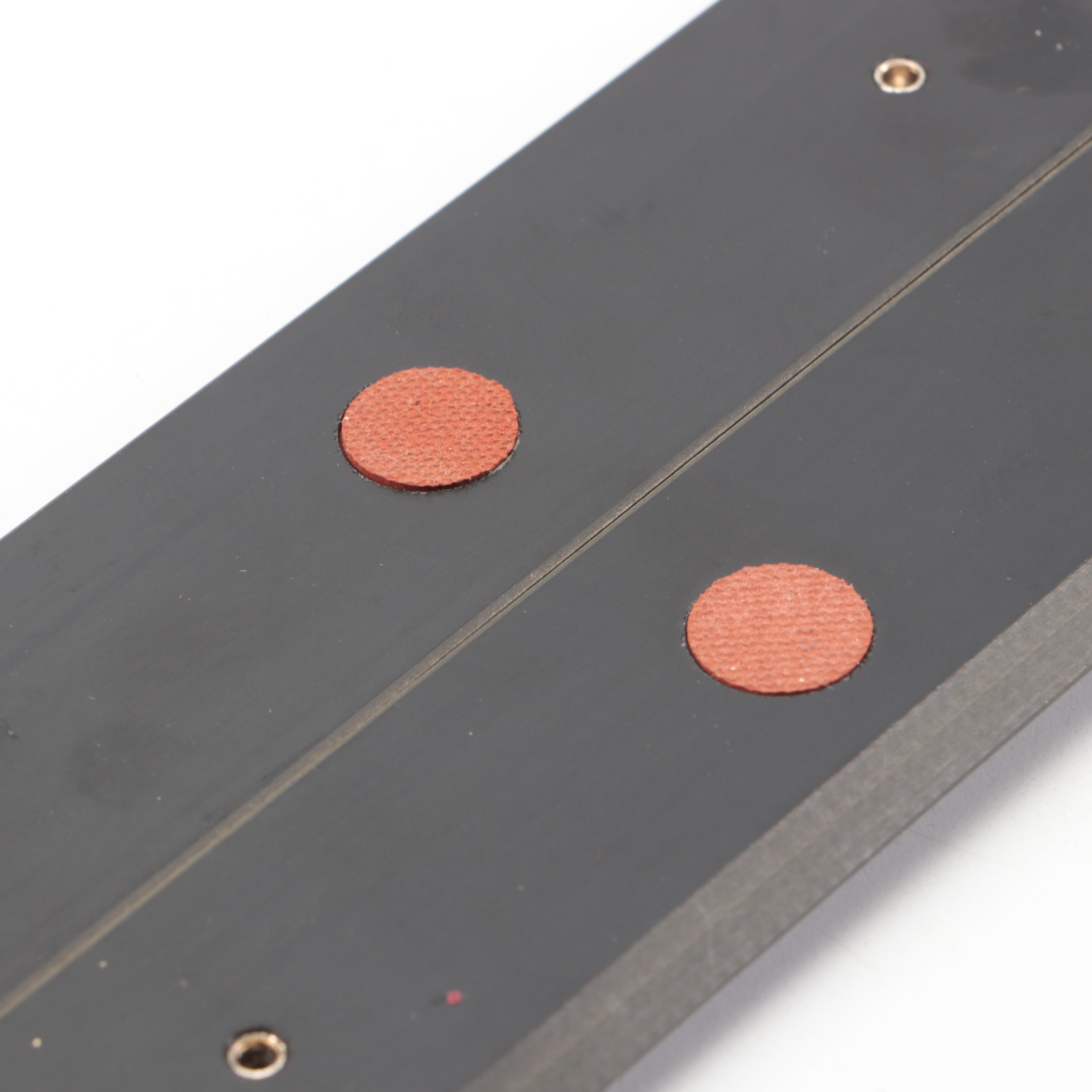 Dachshund Porcelain Figure with Esco Wood Parallel Ruler