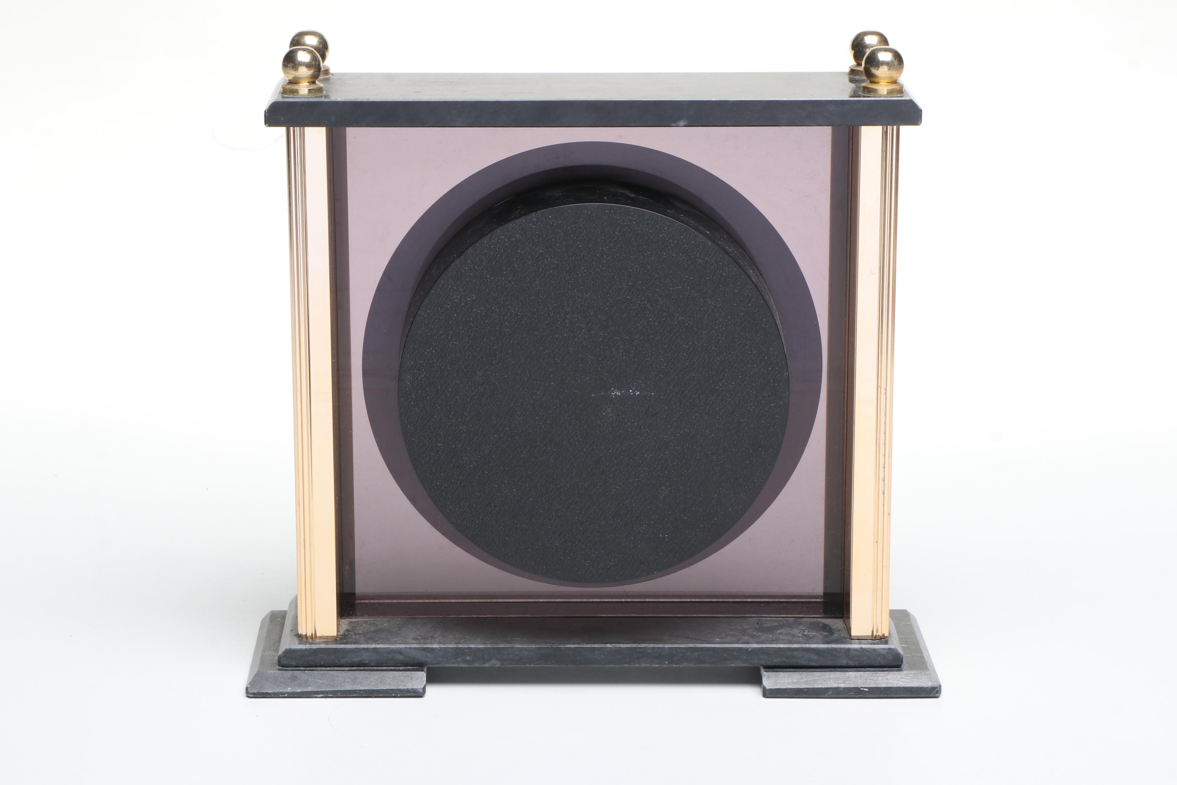 GMT Airplane World Time Mantel Clock