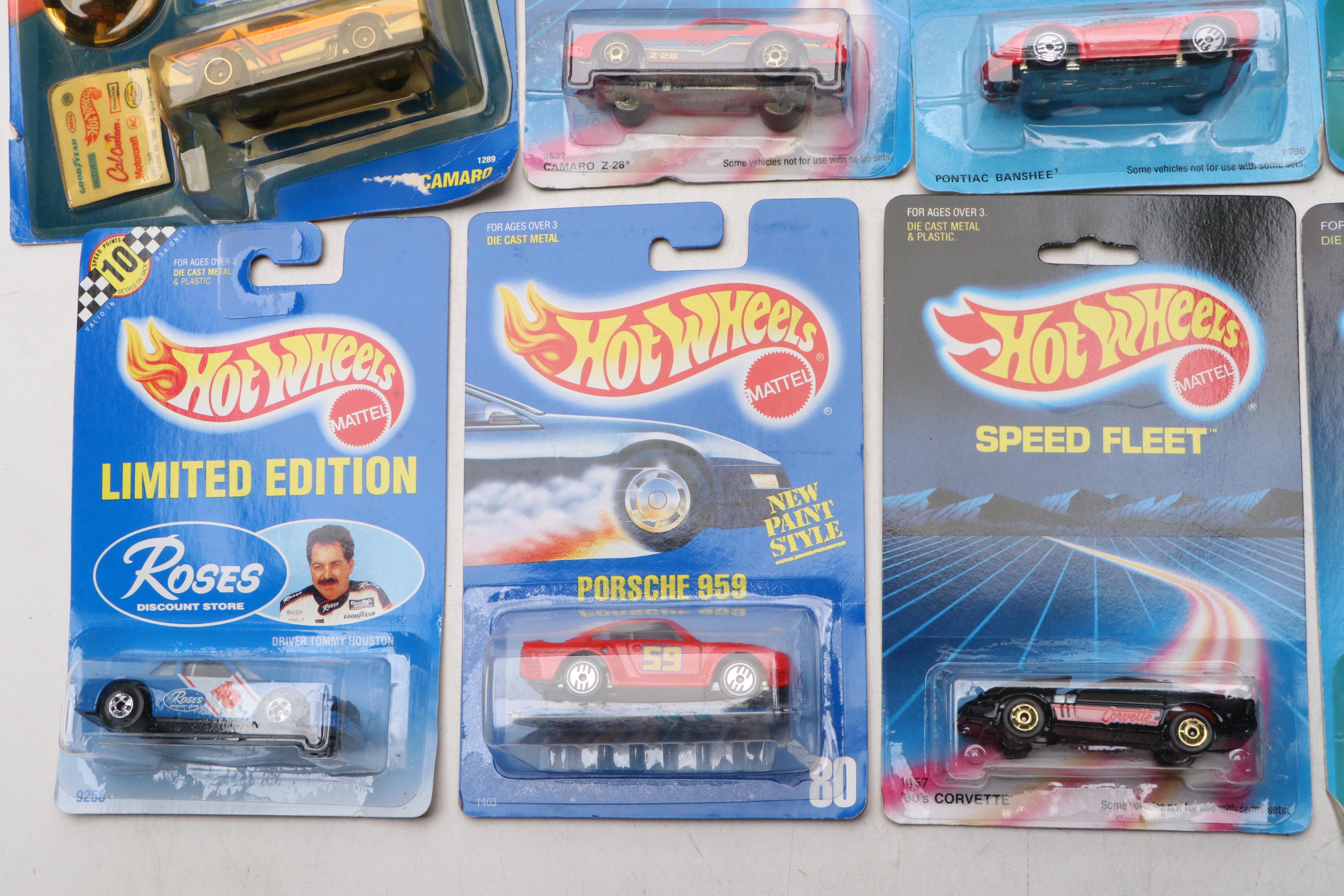 Hot Wheels "Classic Cadillac" with Other Toy Cars, Lunchbox and Canteen