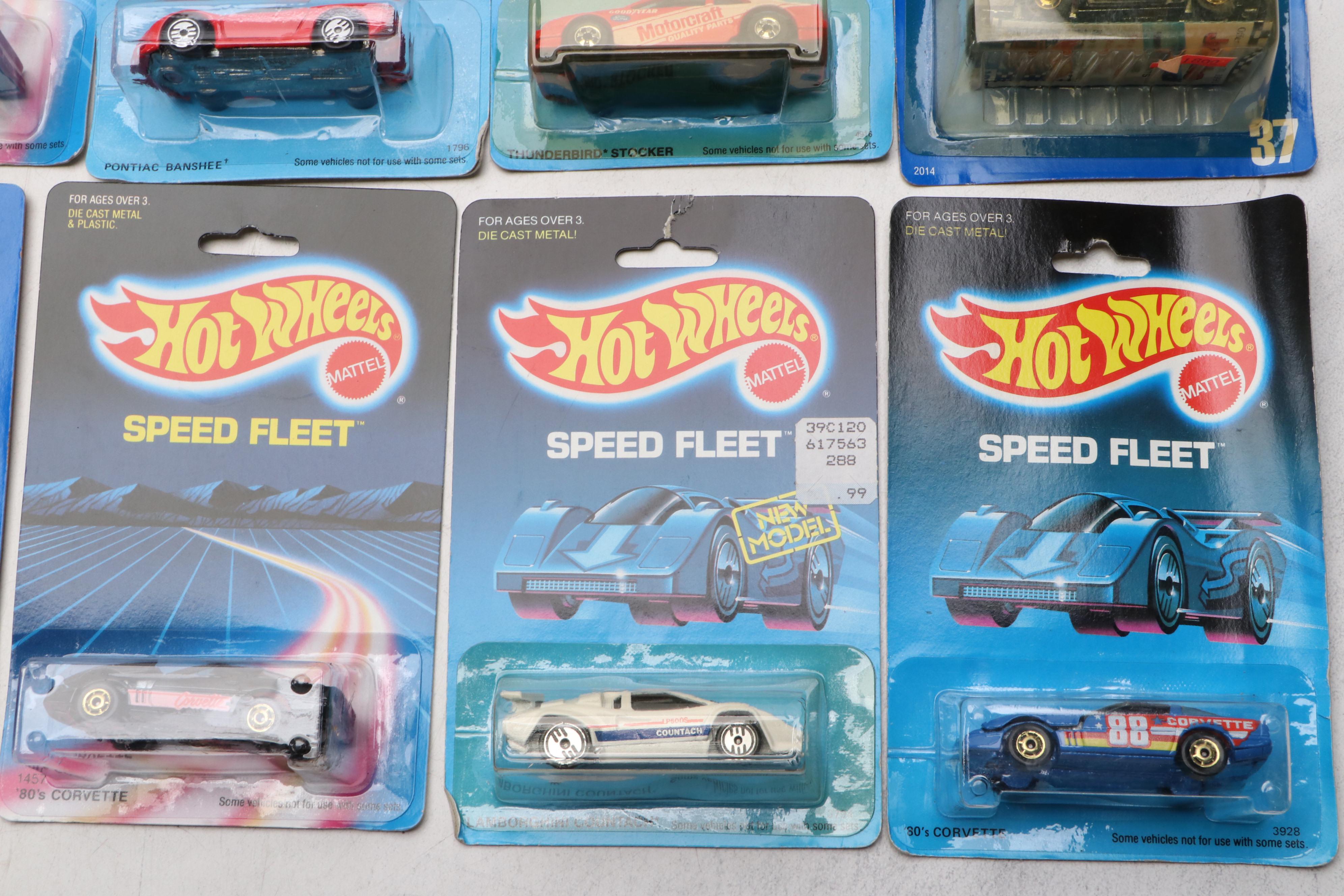 Hot Wheels "Classic Cadillac" with Other Toy Cars, Lunchbox and Canteen