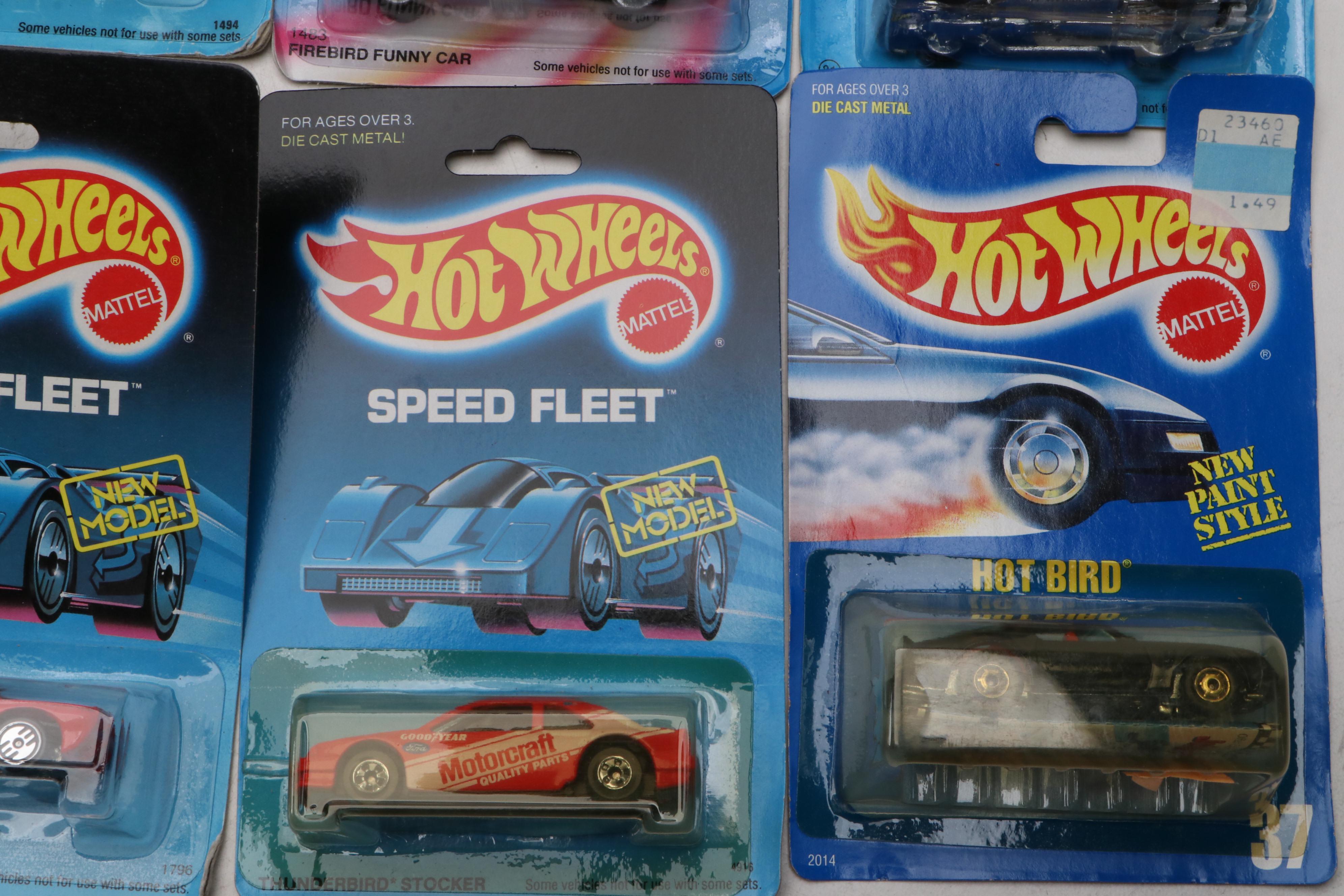 Hot Wheels "Classic Cadillac" with Other Toy Cars, Lunchbox and Canteen