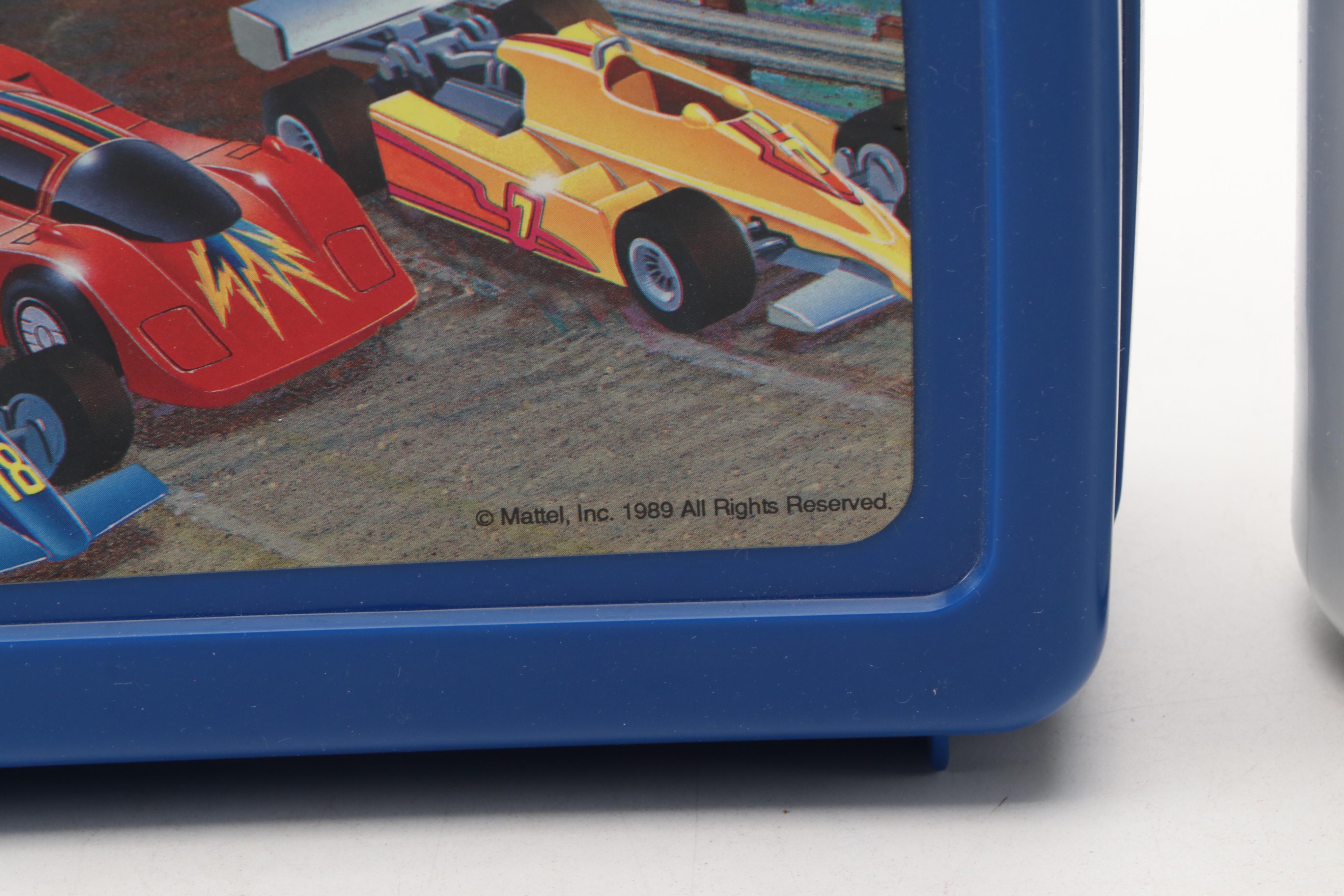 Hot Wheels "Classic Cadillac" with Other Toy Cars, Lunchbox and Canteen