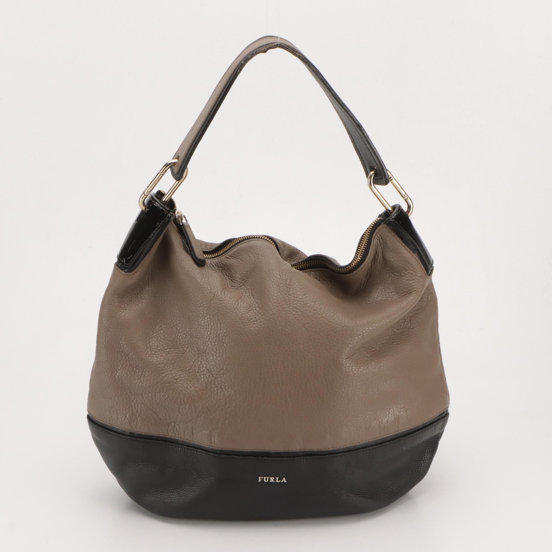 Furla Hobo and Valentina Crossbody in Leather with Calvin Klein Double Zip Tote