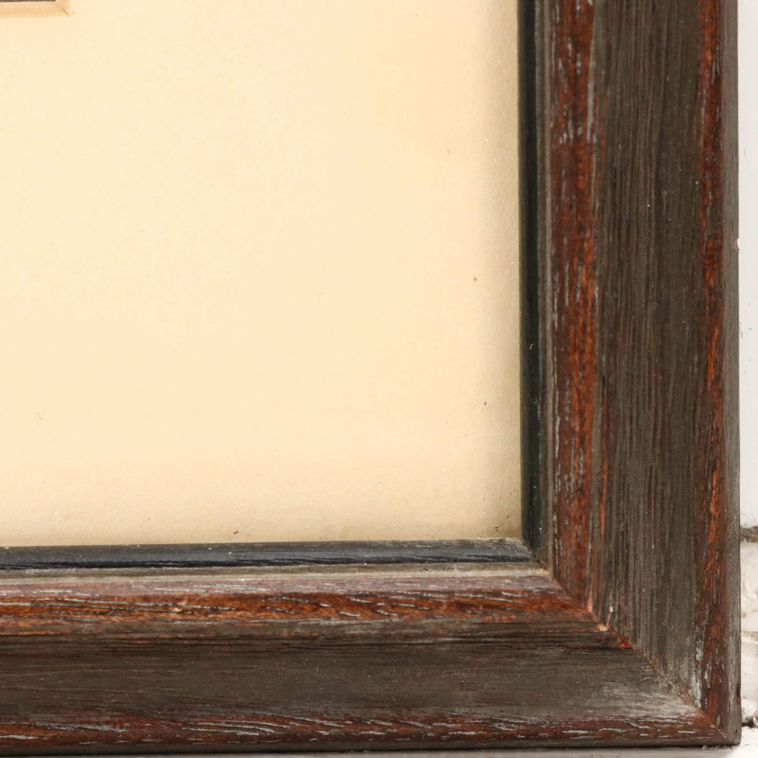 Portrait Etching After Käthe Kollwitz "Frauenkopf," Mid-20th Century