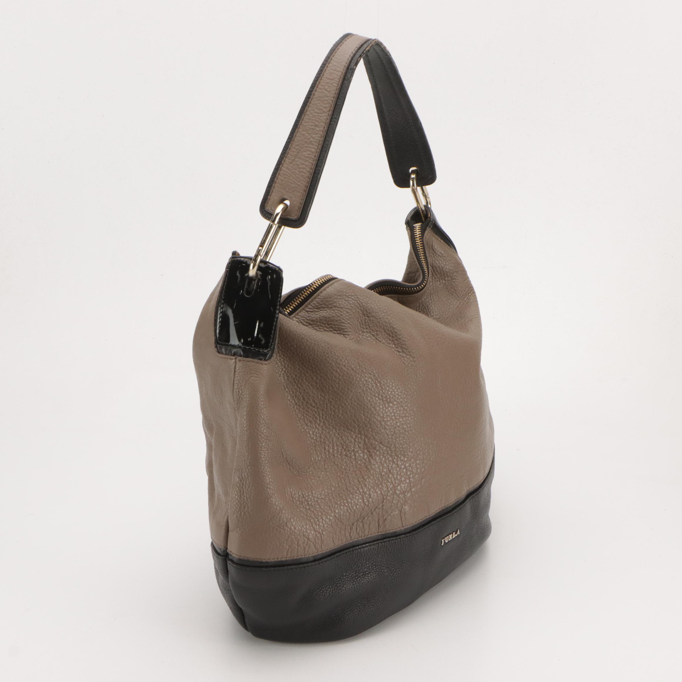 Furla Hobo and Valentina Crossbody in Leather with Calvin Klein Double Zip Tote