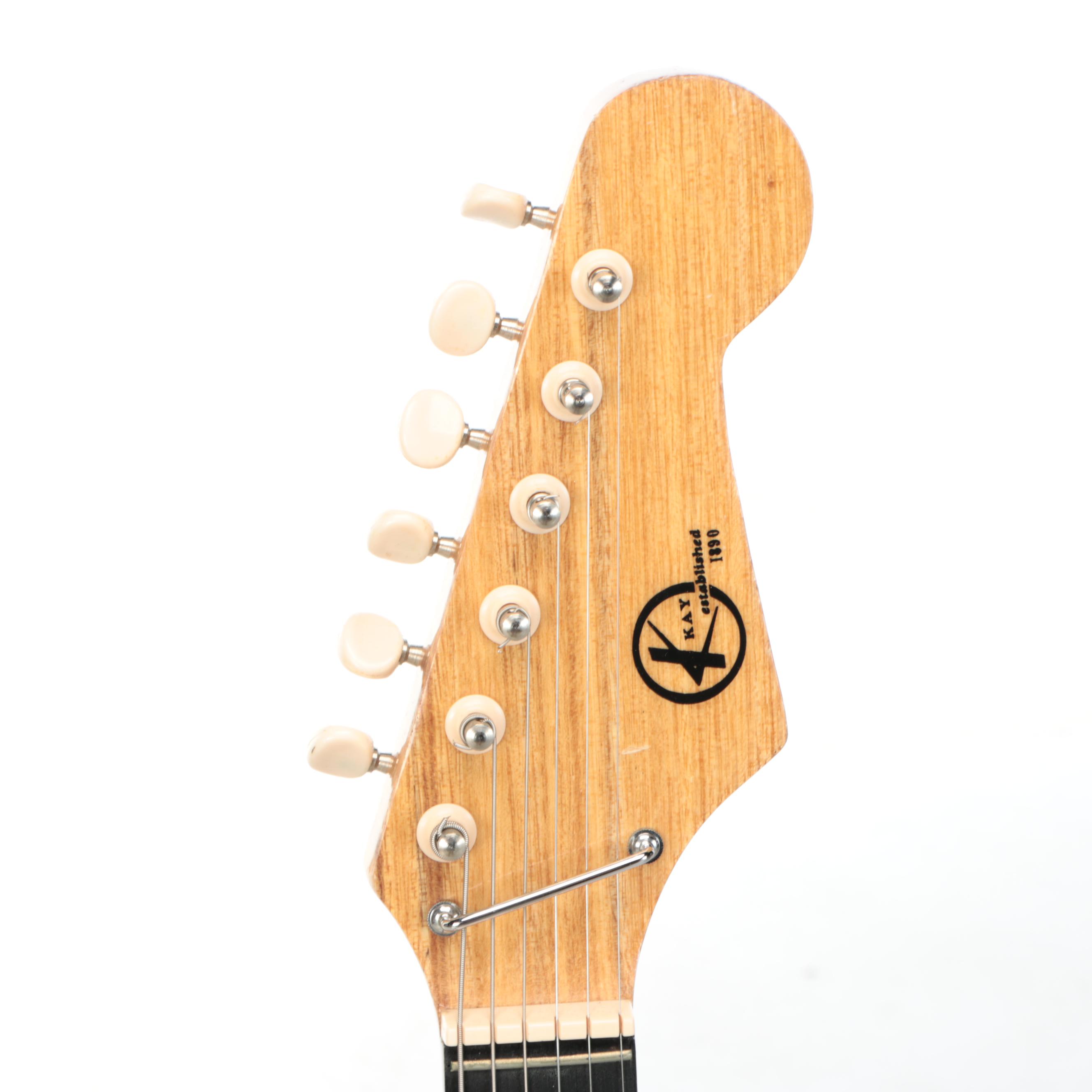 Kay E100 Tulip Style Right-Handed Electric Guitar