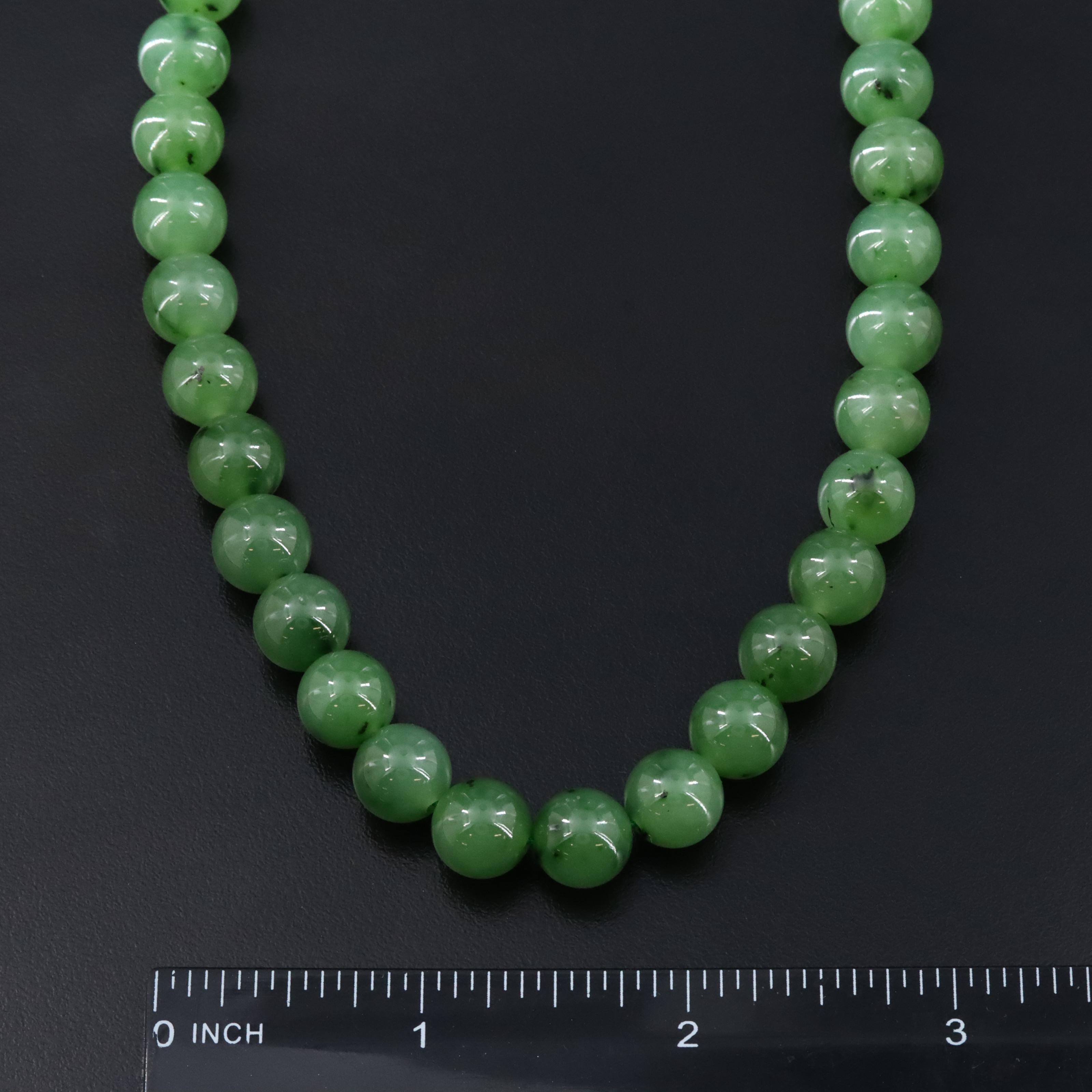Nephrite Beaded Necklace