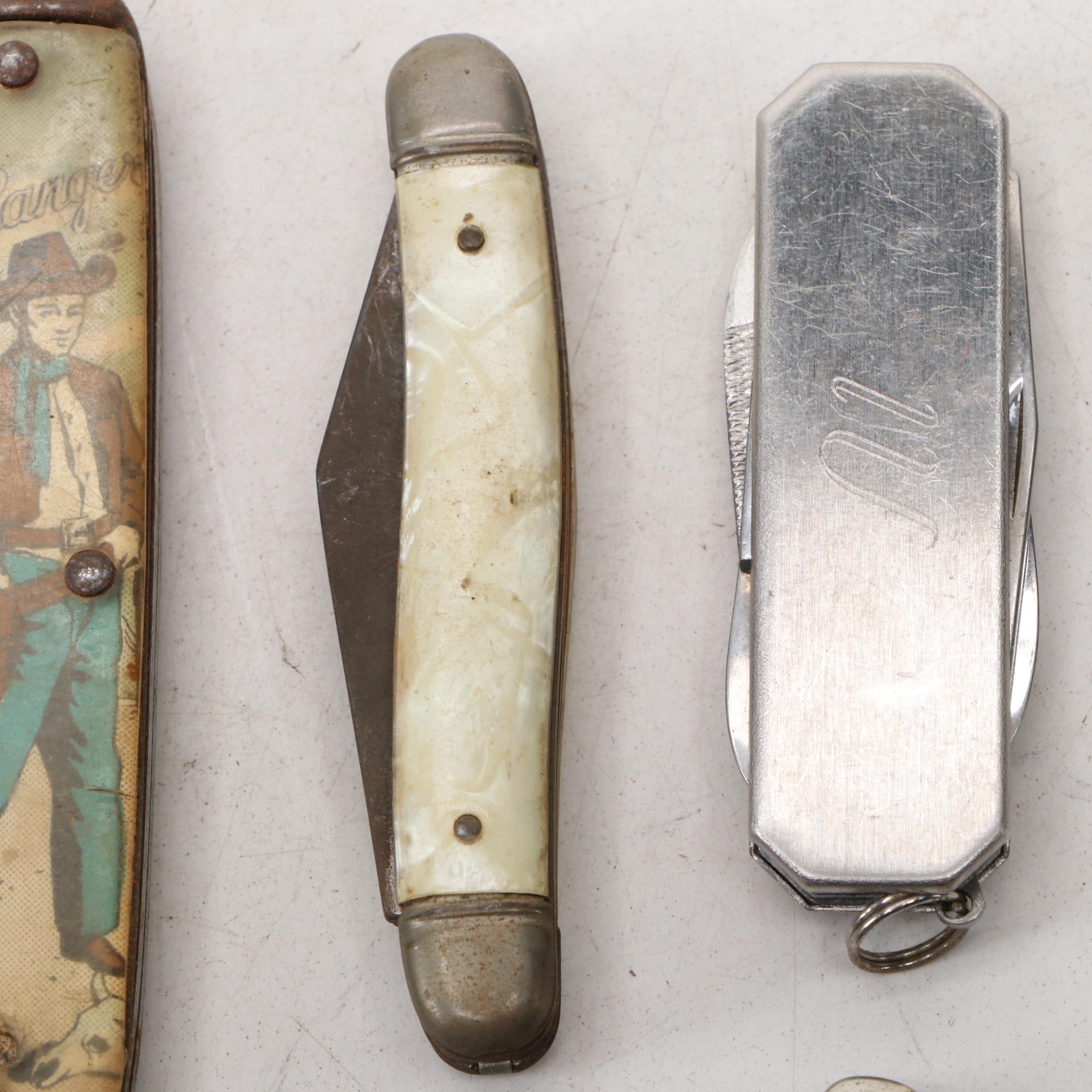Colonial, Ideal, Imperial with Other Folding Knives, Mid-20th Century