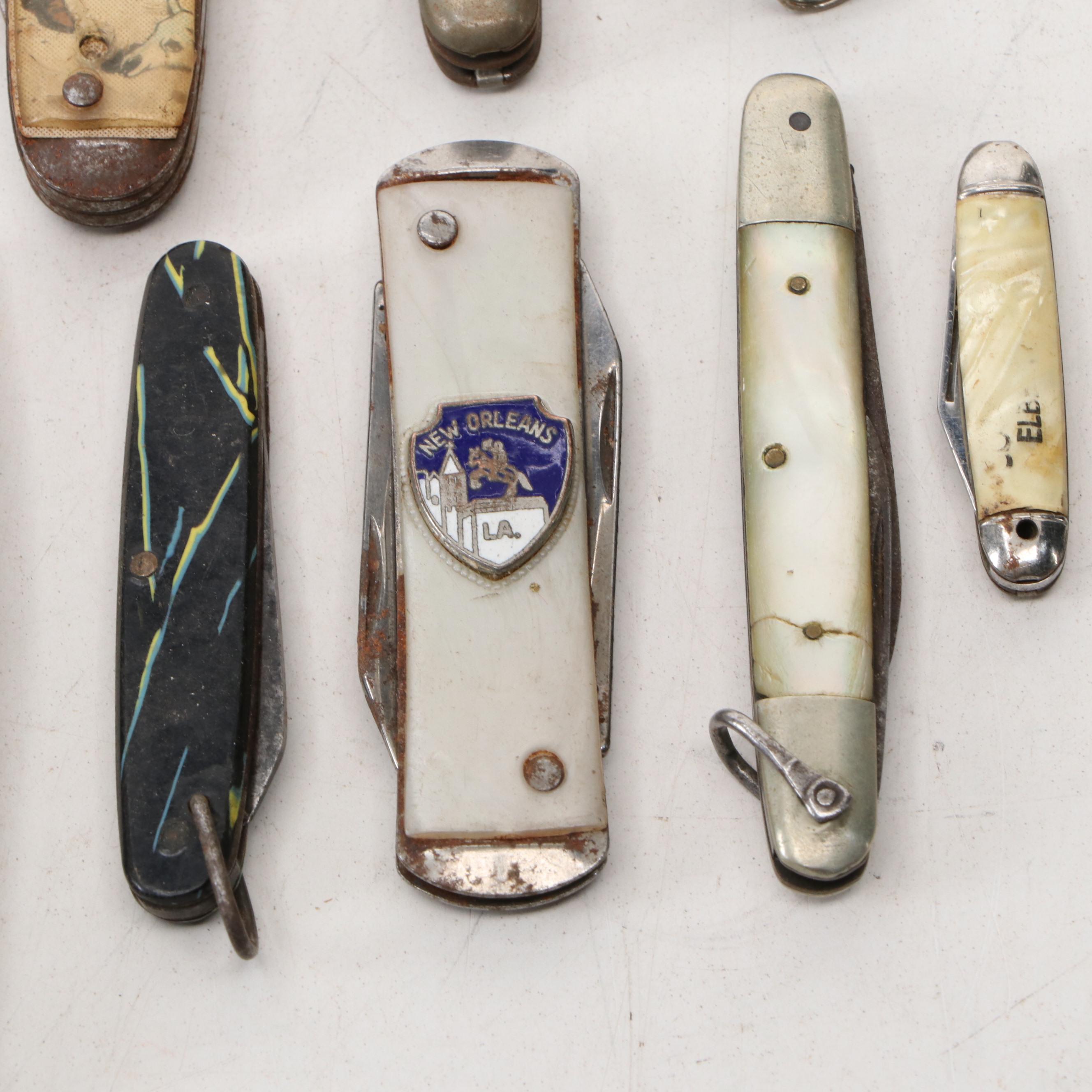 Colonial, Ideal, Imperial with Other Folding Knives, Mid-20th Century