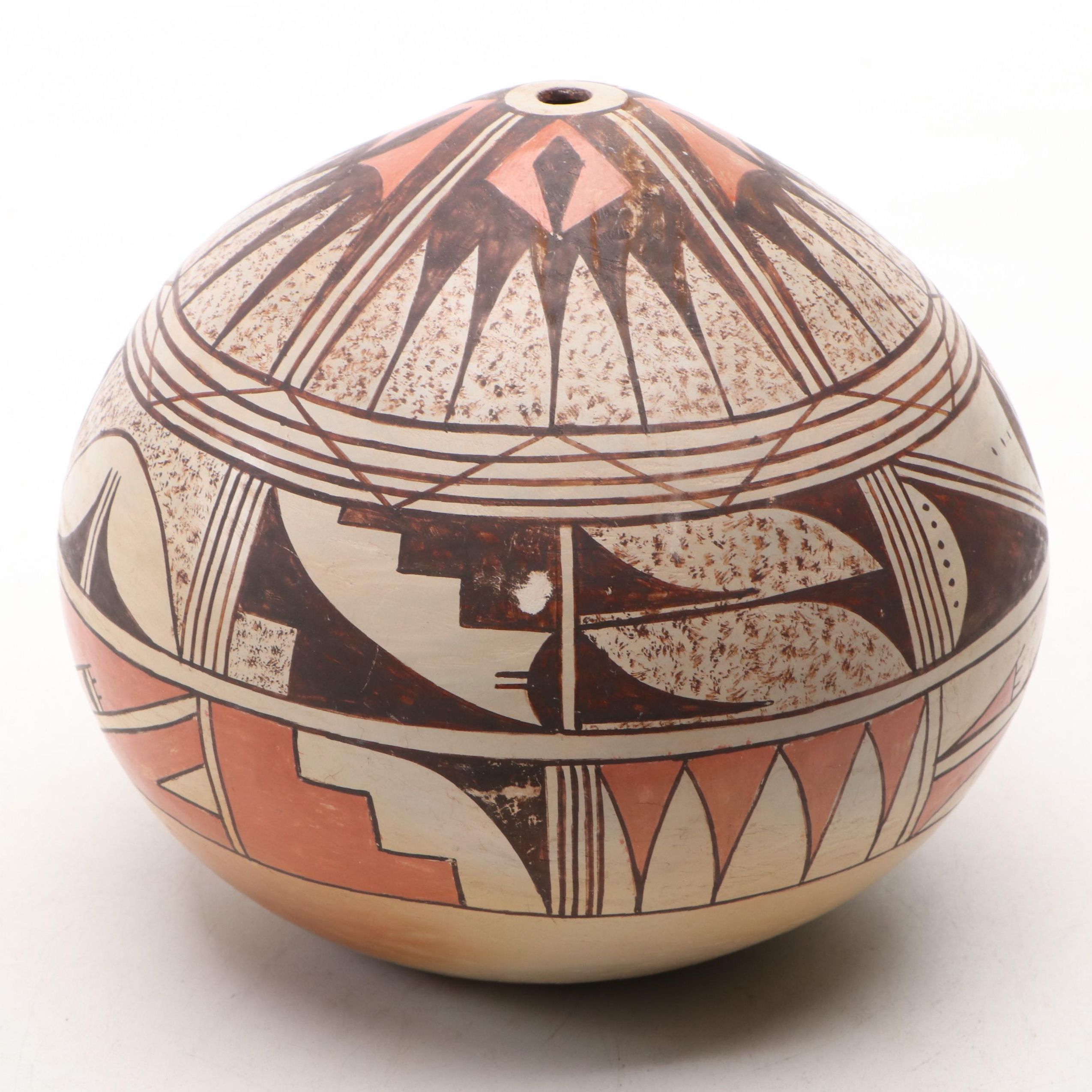 Steven Mutz Hopi-Tewa Ceramic Seed Pot
